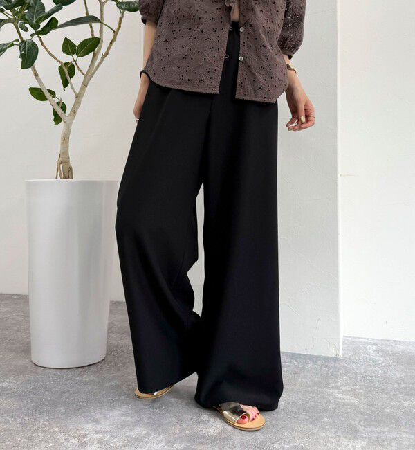 fredy emue「ミニマルリラックスイージーパンツ」|チノ|