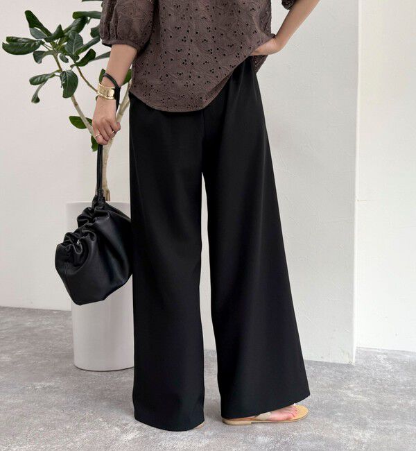 fredy emue「ミニマルリラックスイージーパンツ」|チノ|