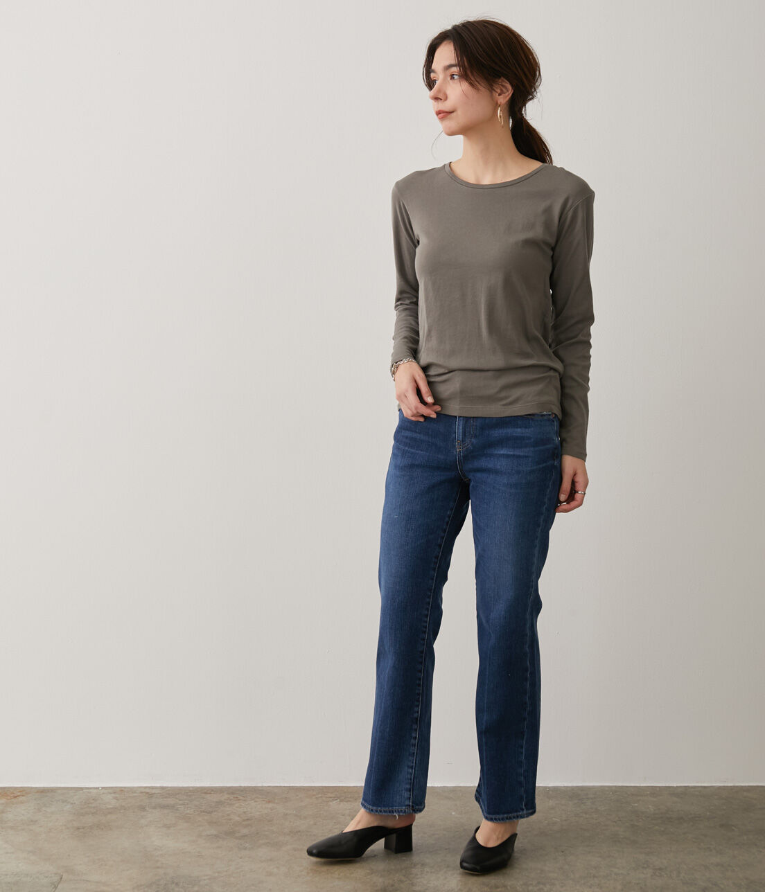 SALON adam et rope'「【Smile Cotton】クルーネックプルオーバー」|Tシャツ・カットソー|