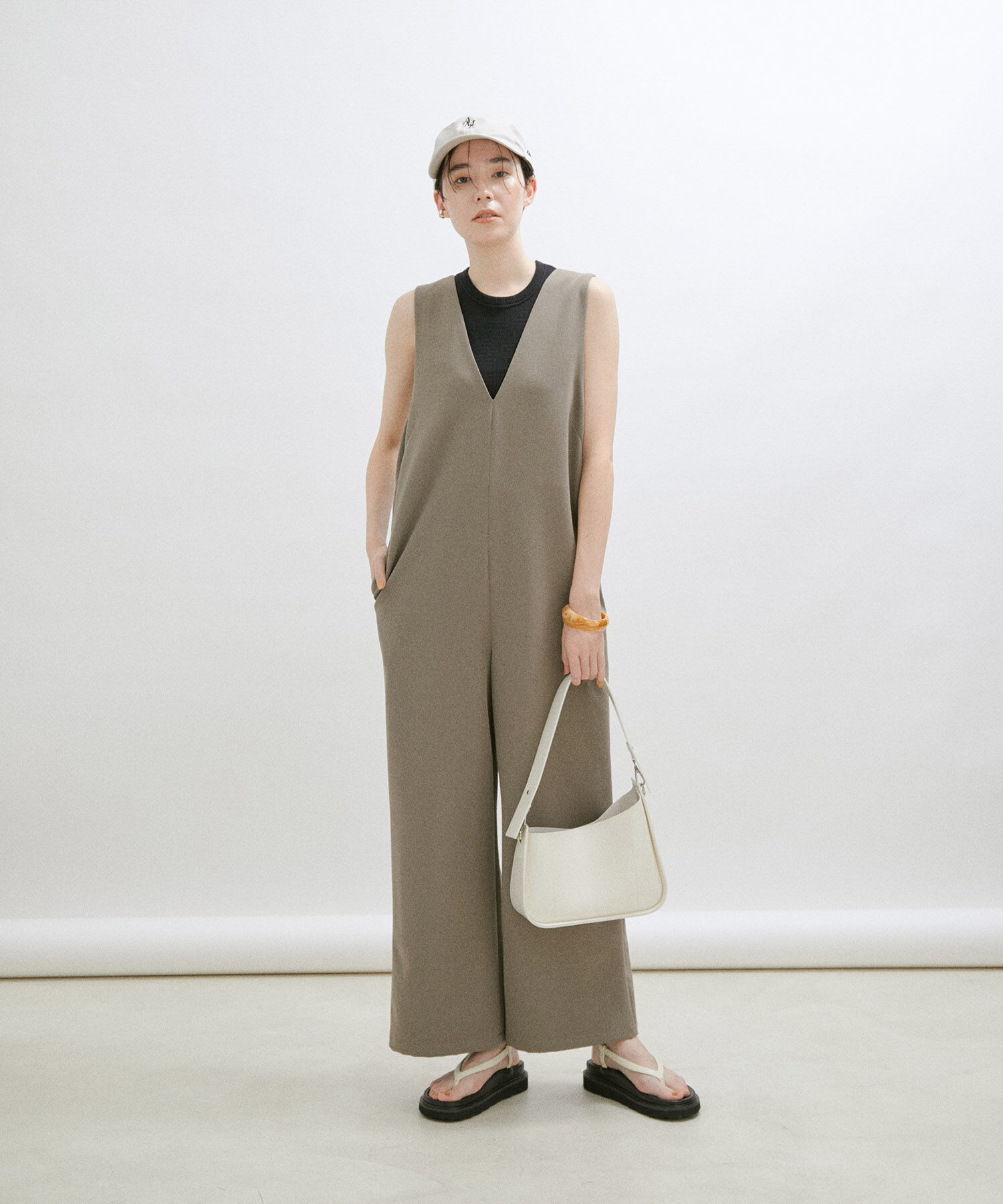 SALON adam et rope'「【Smile Cotton】ノースリーブプルオーバー/タンクトップ」|Tシャツ・カットソー|