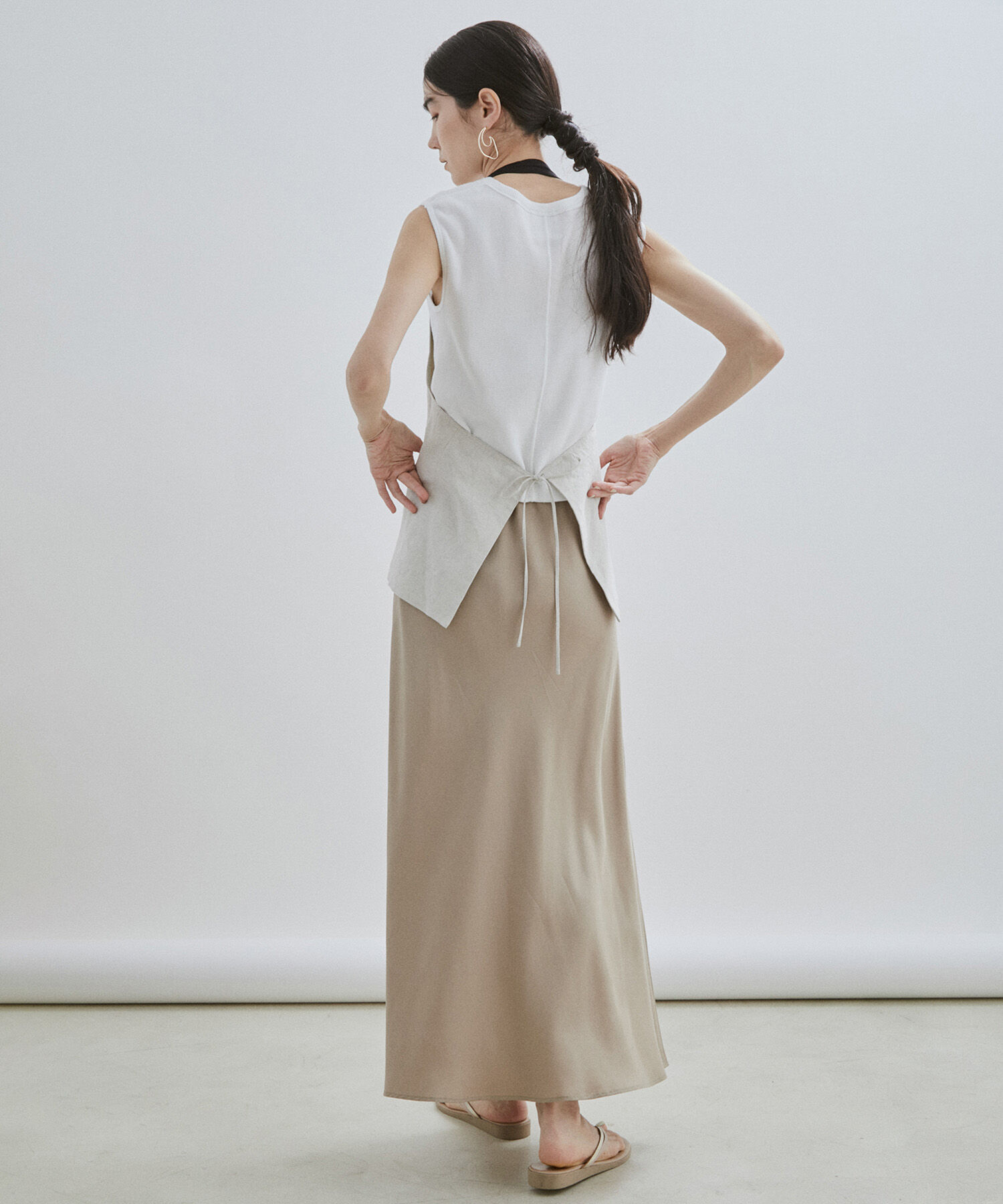 SALON adam et rope'「【Smile Cotton】ノースリーブプルオーバー/タンクトップ」|Tシャツ・カットソー|