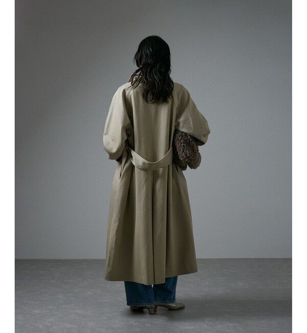 SALON adam et rope'「VISTO WOOL GABA スタンドカラーコート」|ステンカラーコート|