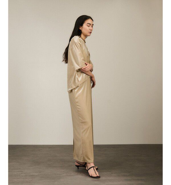 SALON adam et rope'「トリアセベロアボックスTシャツ［セットアップ対応］」|Tシャツ・カットソー|