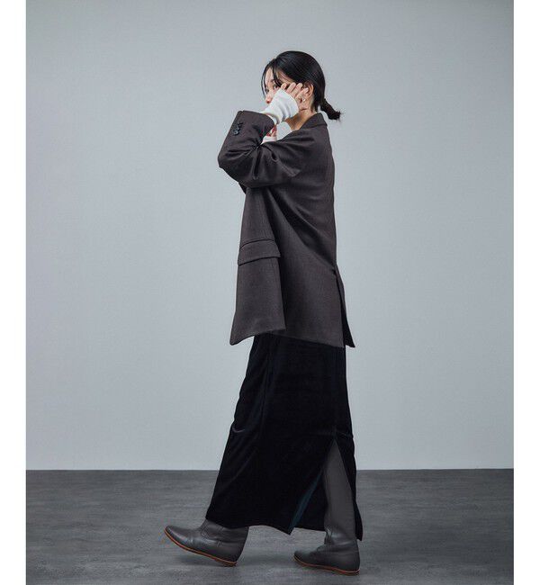 SALON adam et rope'「トリアセベロアナロースカート / セットアップ対応」|スカート|