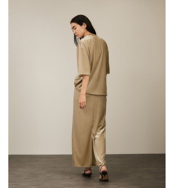 SALON adam et rope'「トリアセベロアナロースカート / セットアップ対応」|スカート|