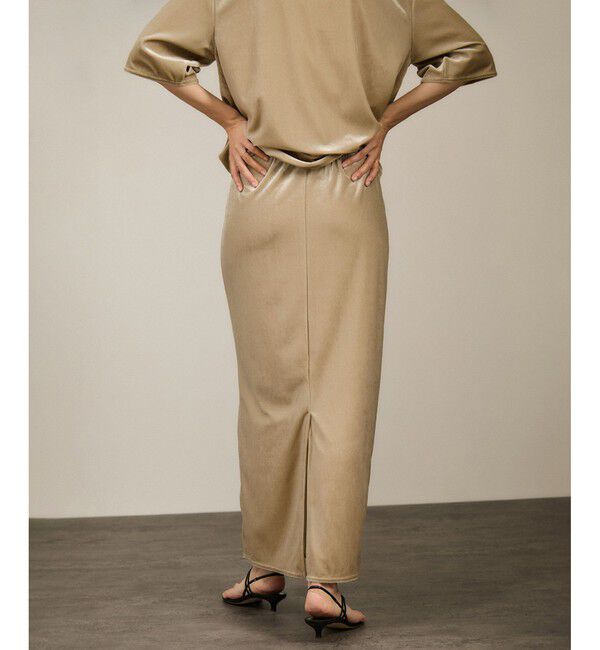 SALON adam et rope'「トリアセベロアナロースカート / セットアップ対応」|スカート|