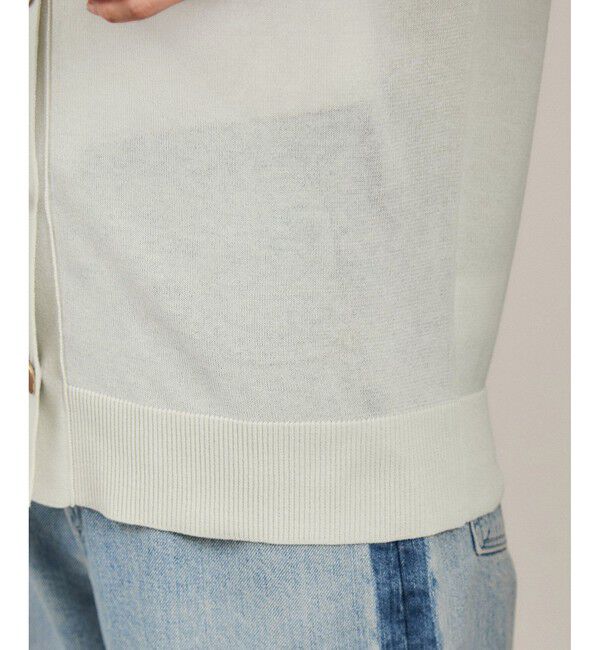 SALON adam et rope'「【WEB限定】ドライタッチメタルボタンニットジレ / ベスト［洗える］」|ベスト・ジレ|