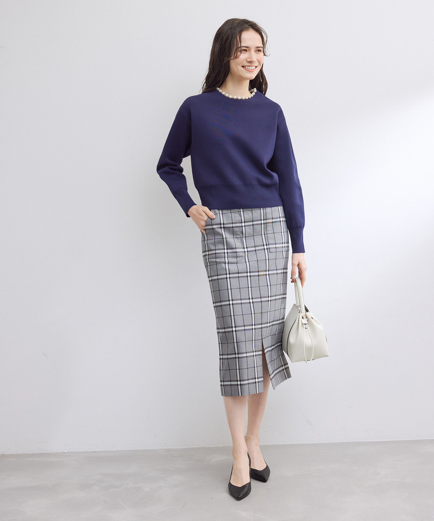 ROPE「定番ポケット付きタイトスカート」|スカート|