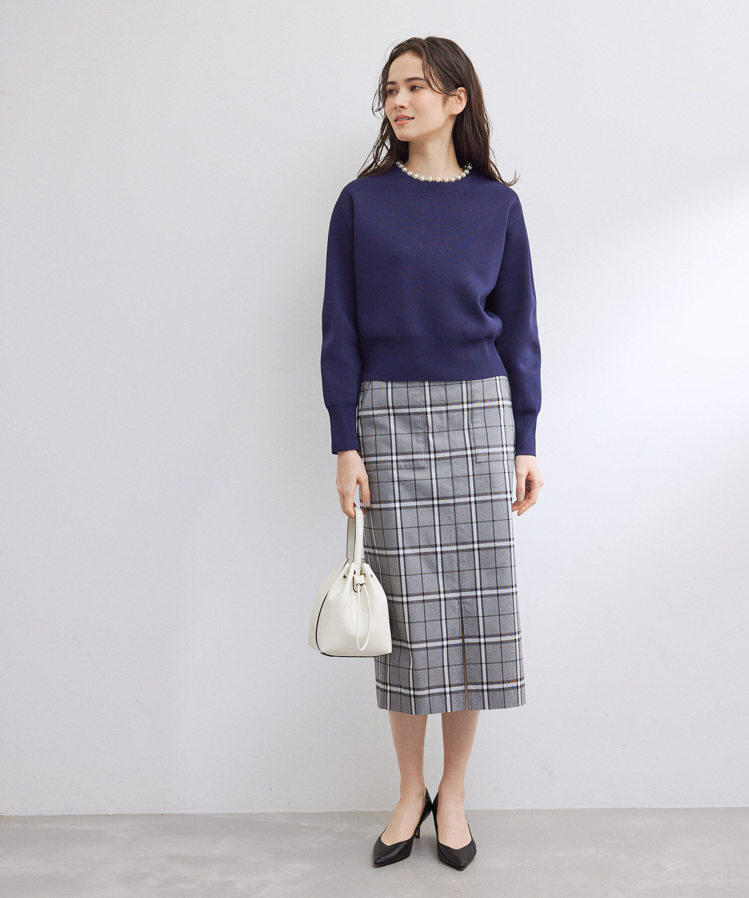 ROPE「定番ポケット付きタイトスカート」|スカート|