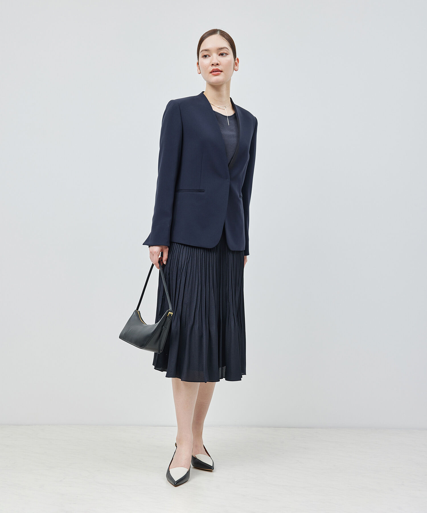 ROPE「シルクライクサテン長袖Tシャツ」|Tシャツ・カットソー|