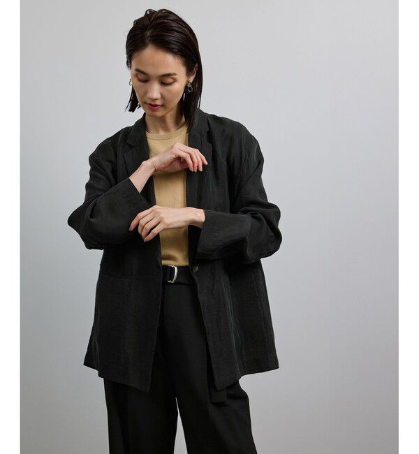 ROPE「【洗える・新色追加】シアーライトジャケット」|テーラードジャケット|