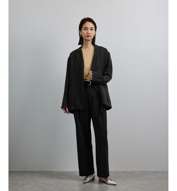 ROPE「【洗える・新色追加】シアーライトジャケット」|テーラードジャケット|