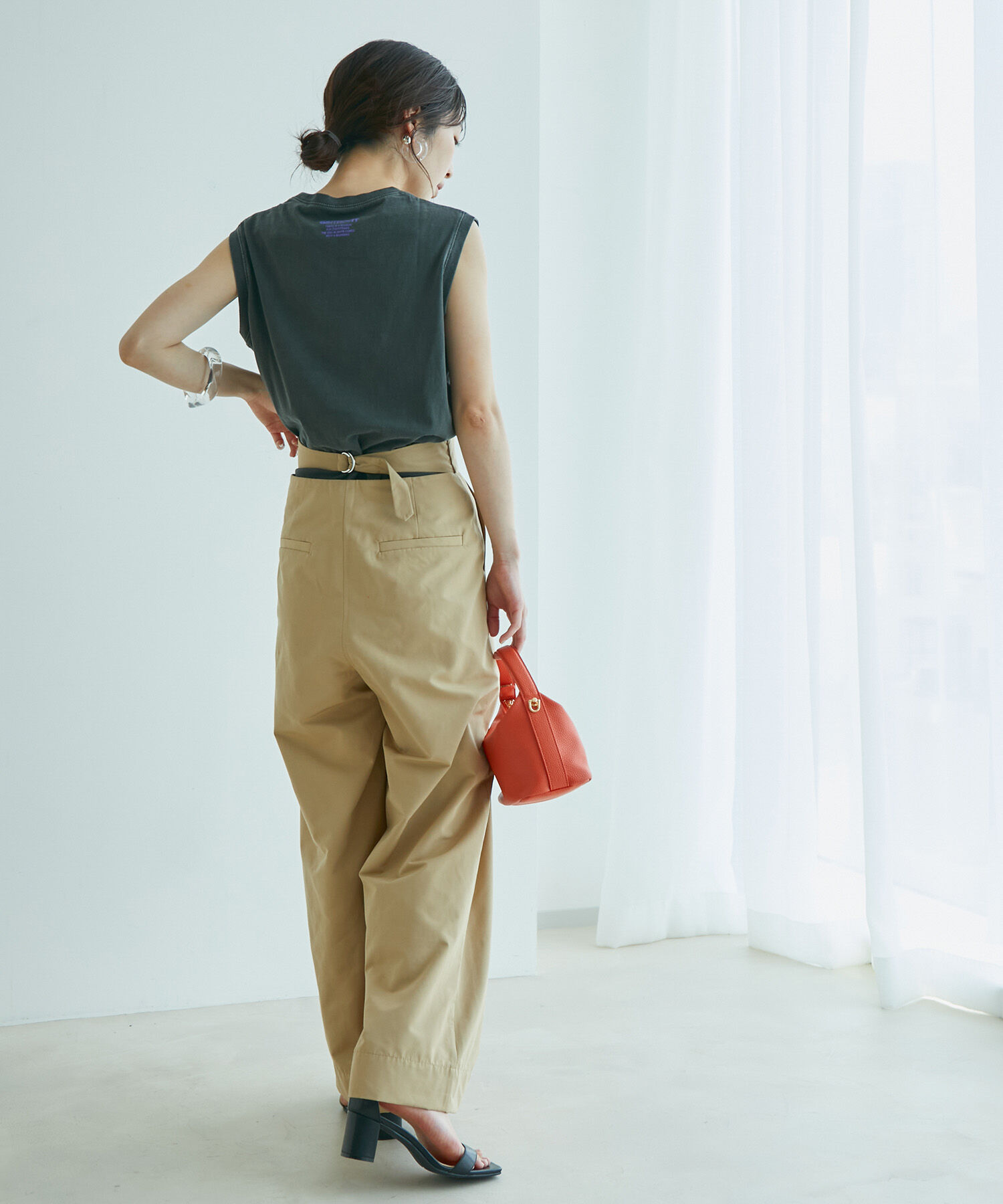 VIS「【OUTDOOR PRODUCTSコラボ】ロゴノースリーブTシャツ」|Tシャツ・カットソー|