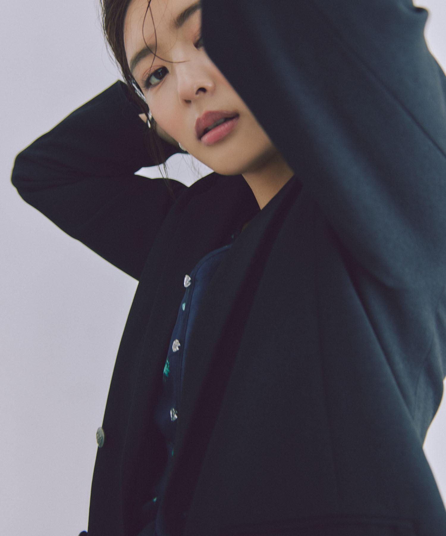 VIS「【美easy】ウーリッシュWブレストテーラードジャケット【洗える】」|テーラードジャケット|