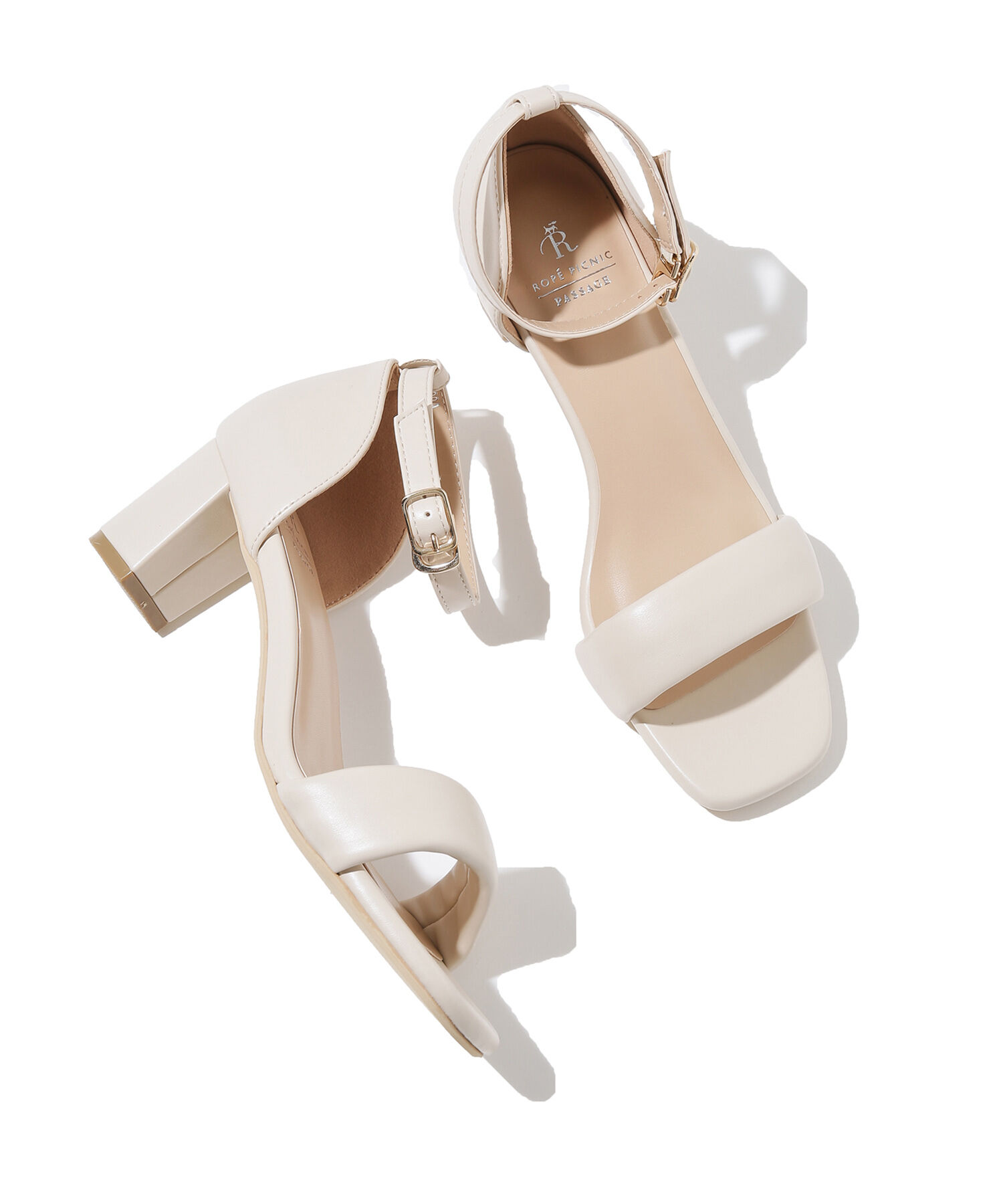 ROPE PICNIC PASSAGE「ぷっくりバーストラップアンクルベルトサンダル」|サンダル|