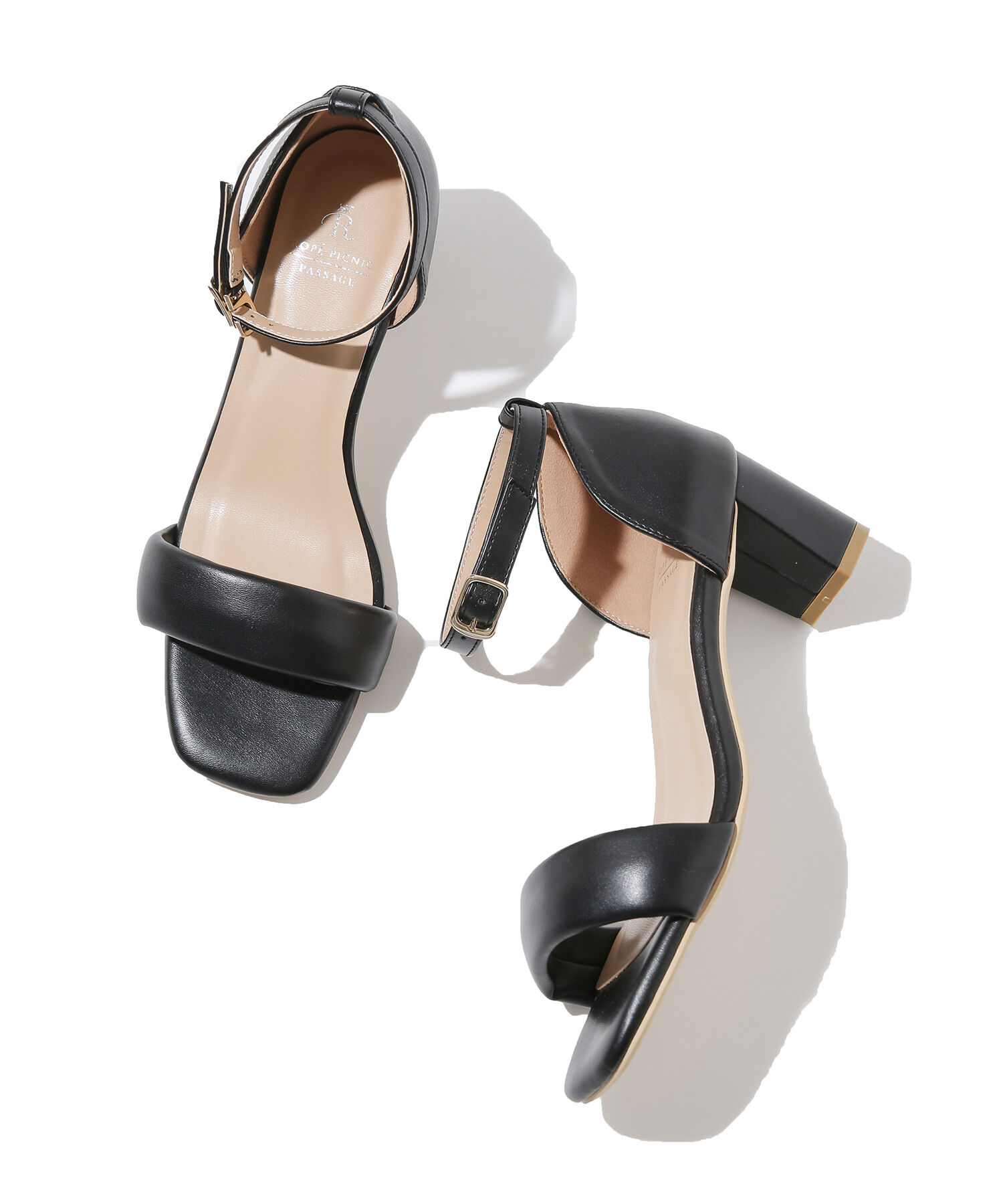 ROPE PICNIC PASSAGE「ぷっくりバーストラップアンクルベルトサンダル」|サンダル|