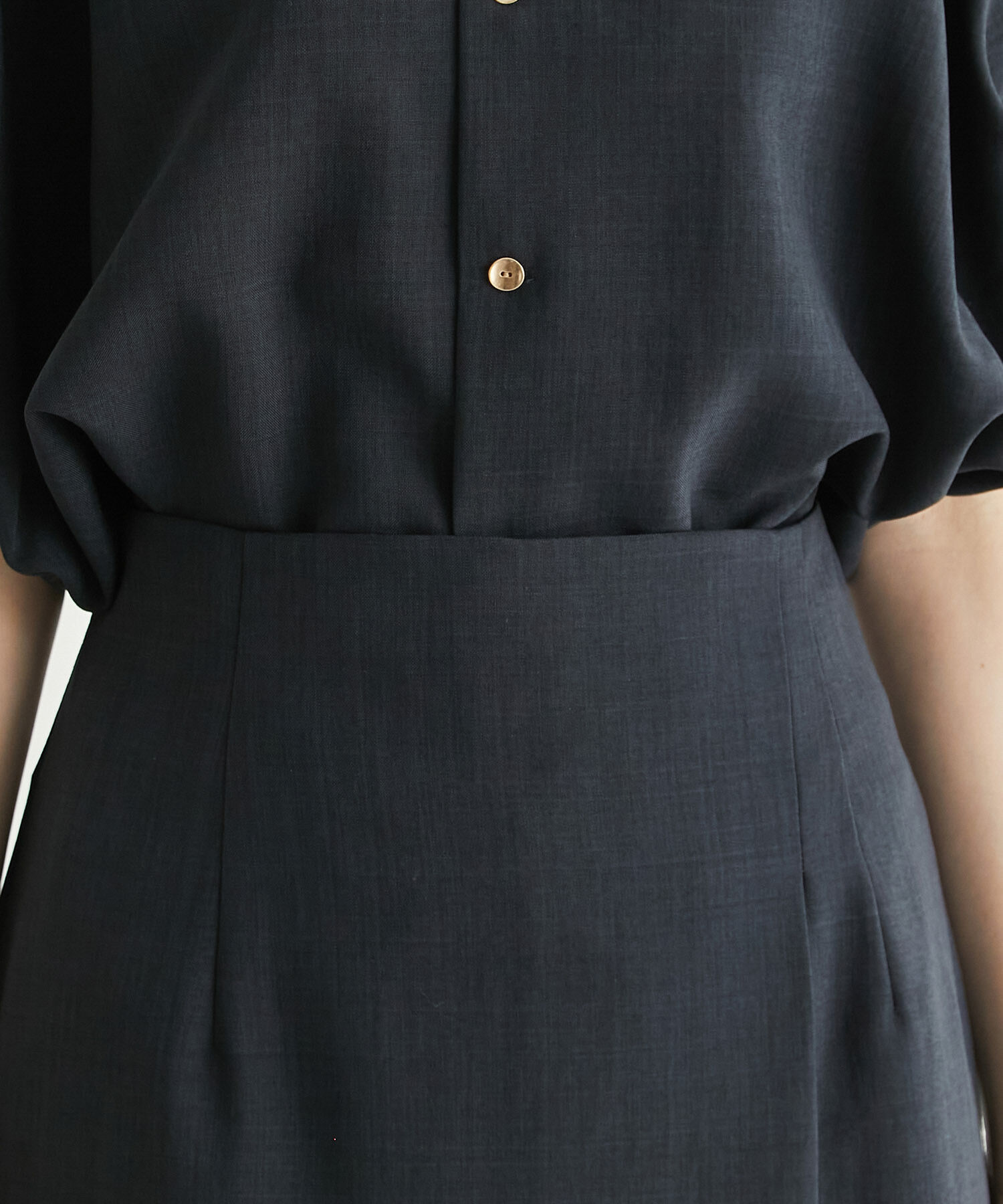 Rope&rsquo;Picnic「【着丈が選べる/着丈短め】リネンライクラップスカート」|スカート|