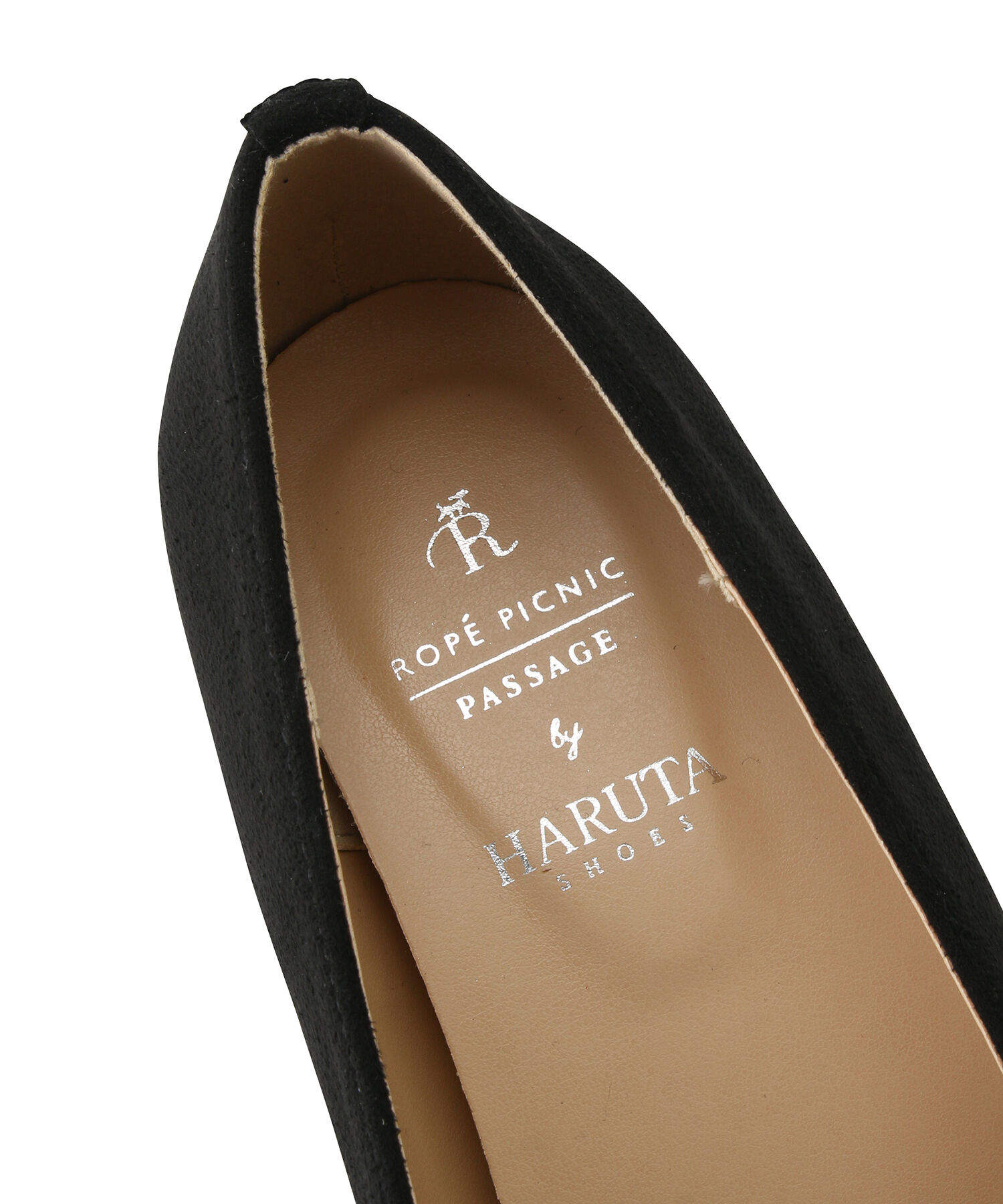 ROPE PICNIC PASSAGE「ROPE' PICNIC PASSAGE byHARUTA/リサイクルスエードヒールアップローファー」|ローファー|