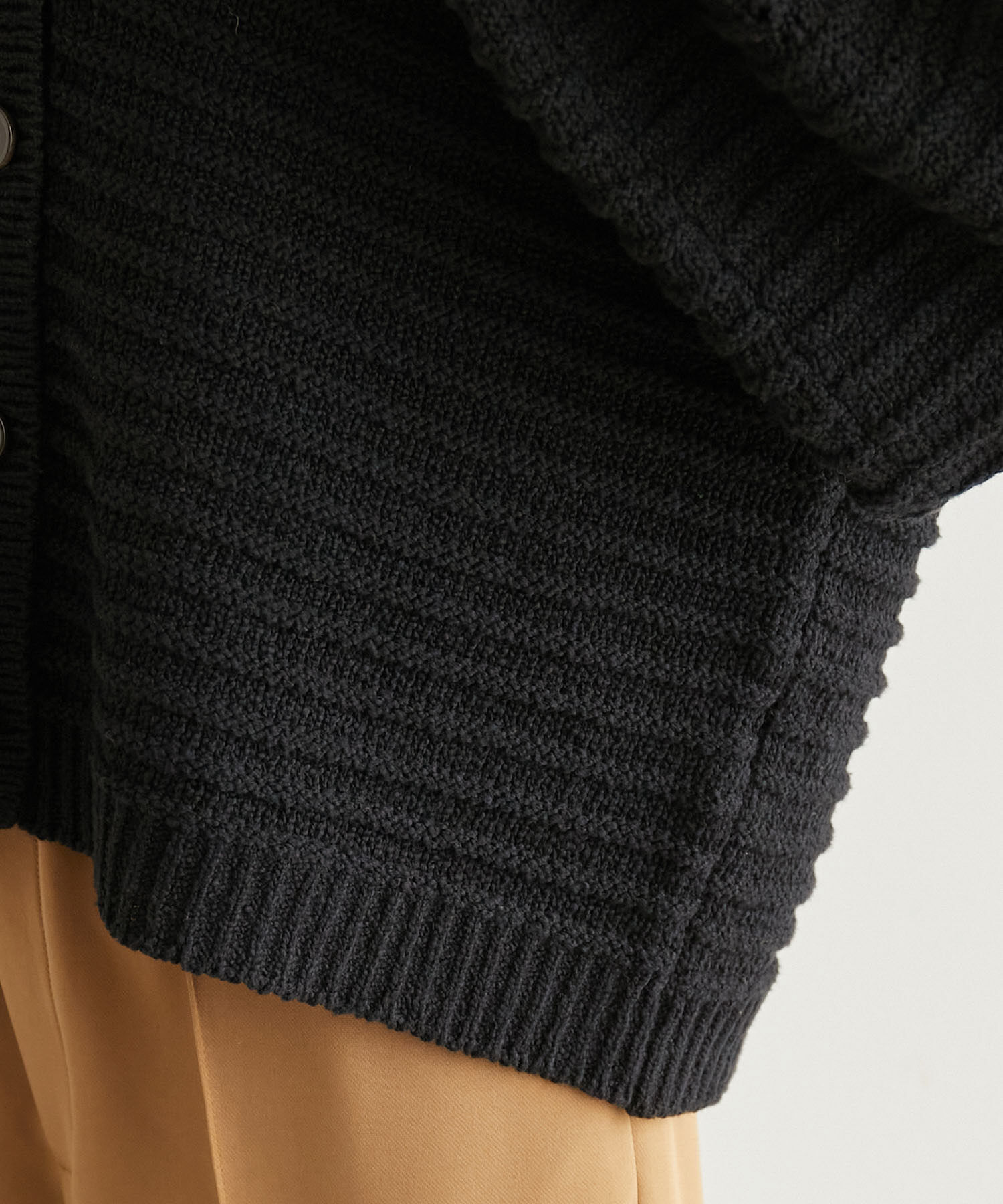 Rope&rsquo;Picnic「リリーヤーンショート丈ニットカーディガン」|カーディガン|