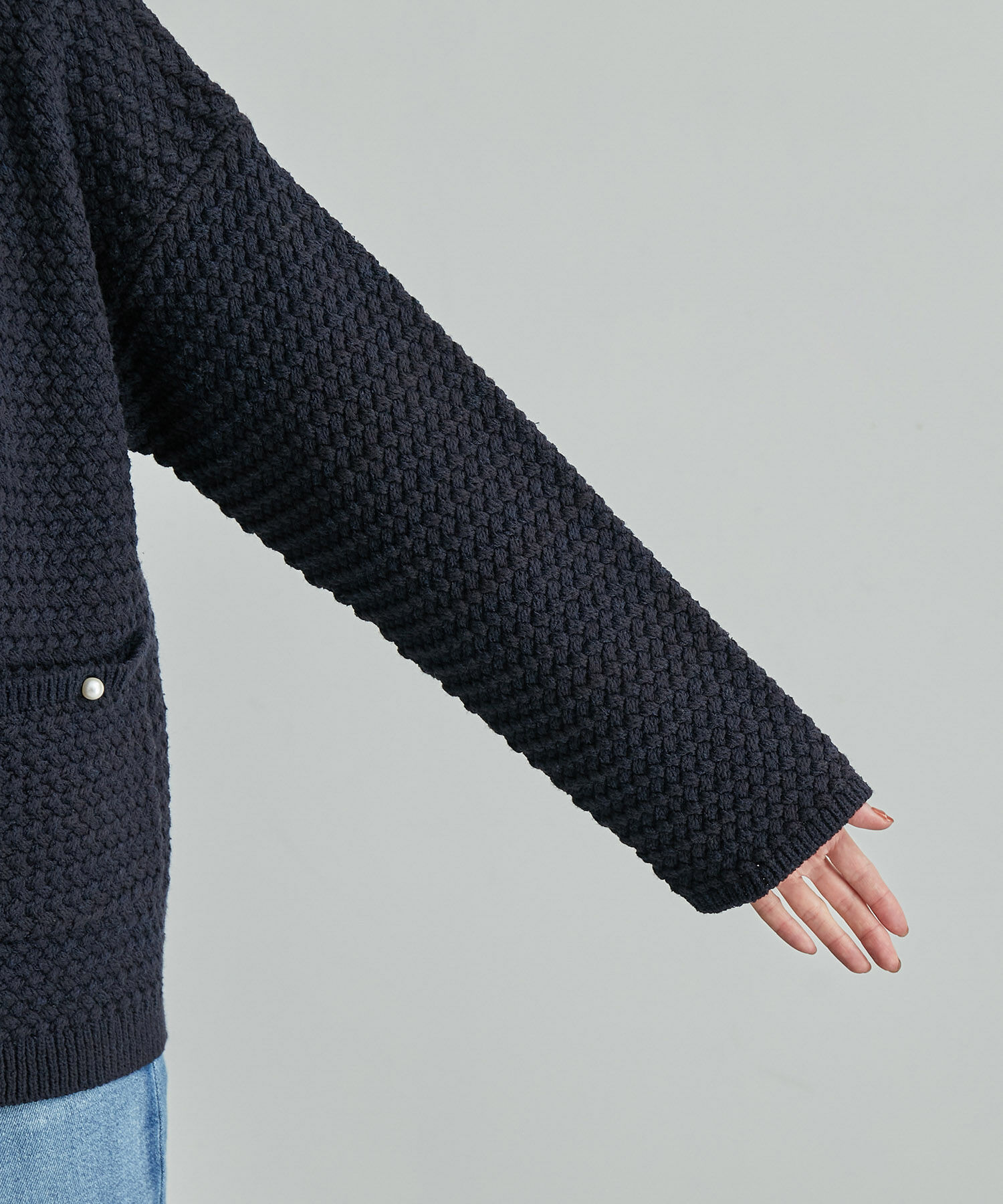 Rope&rsquo;Picnic「【emur】追加生産&新色追加/パールカーディガン」|カーディガン|