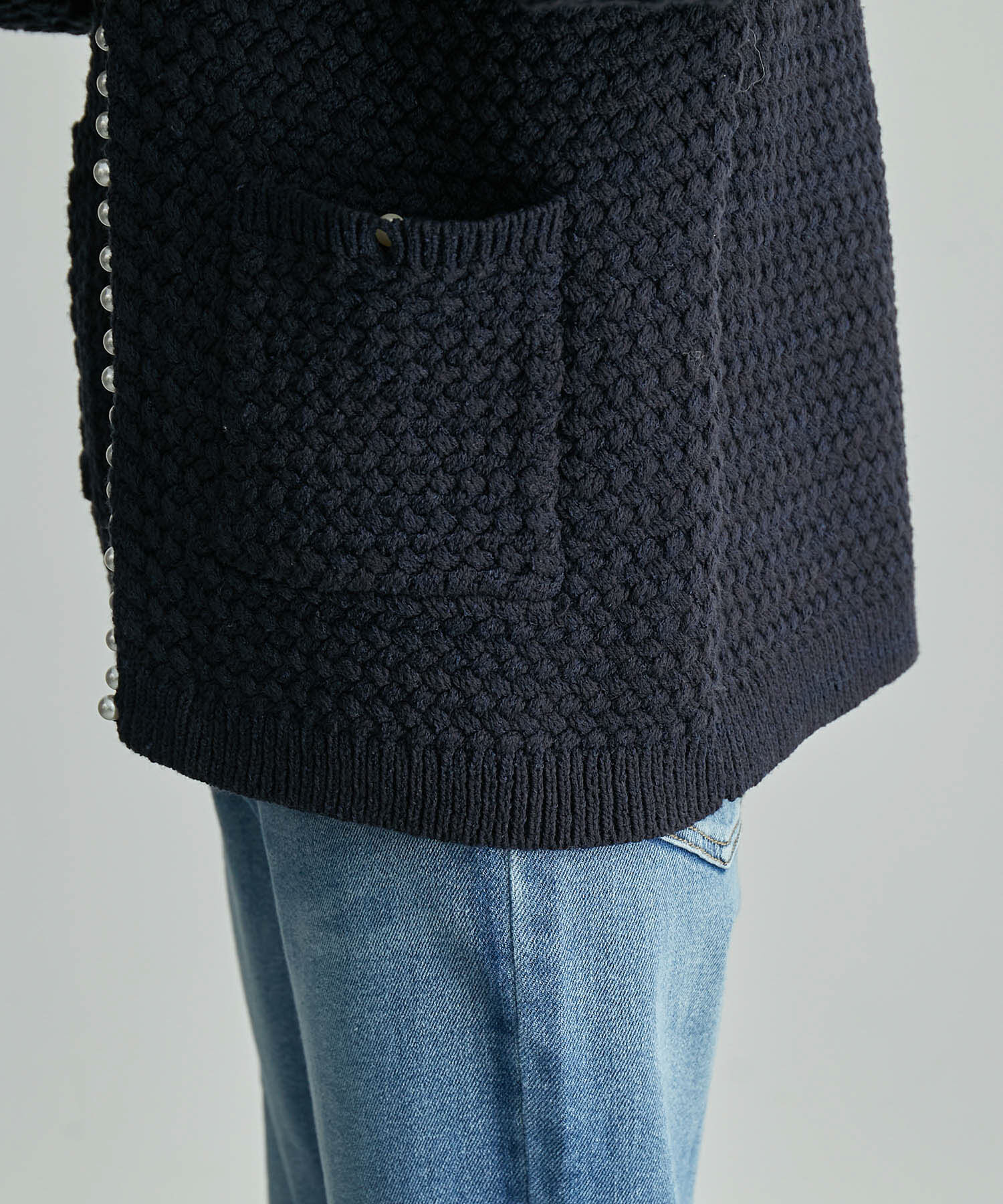 Rope&rsquo;Picnic「【emur】追加生産&新色追加/パールカーディガン」|カーディガン|