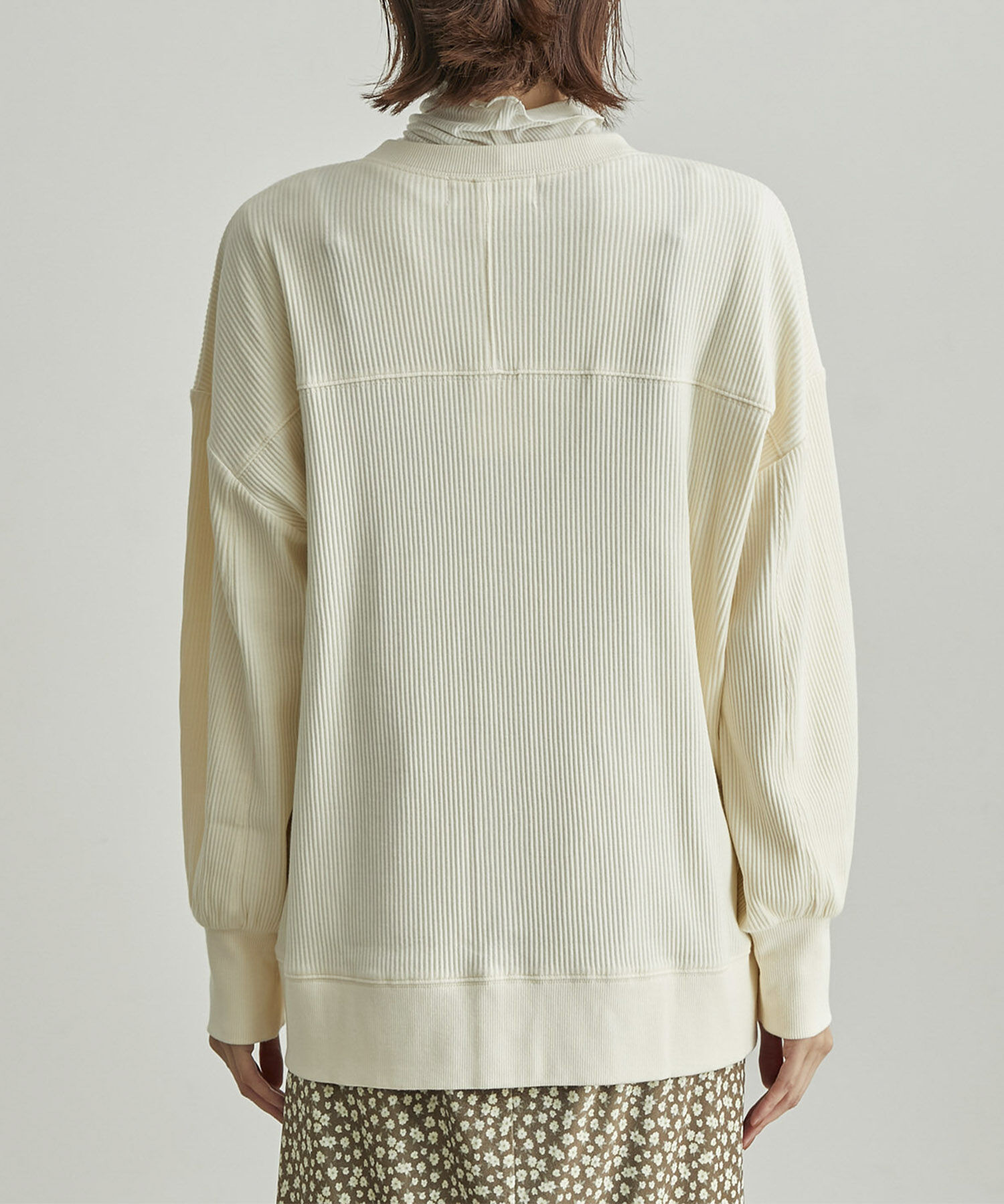 Rope&rsquo;Picnic「【WEB限定】テレコ袖ボリュームカーディガン」|カーディガン|