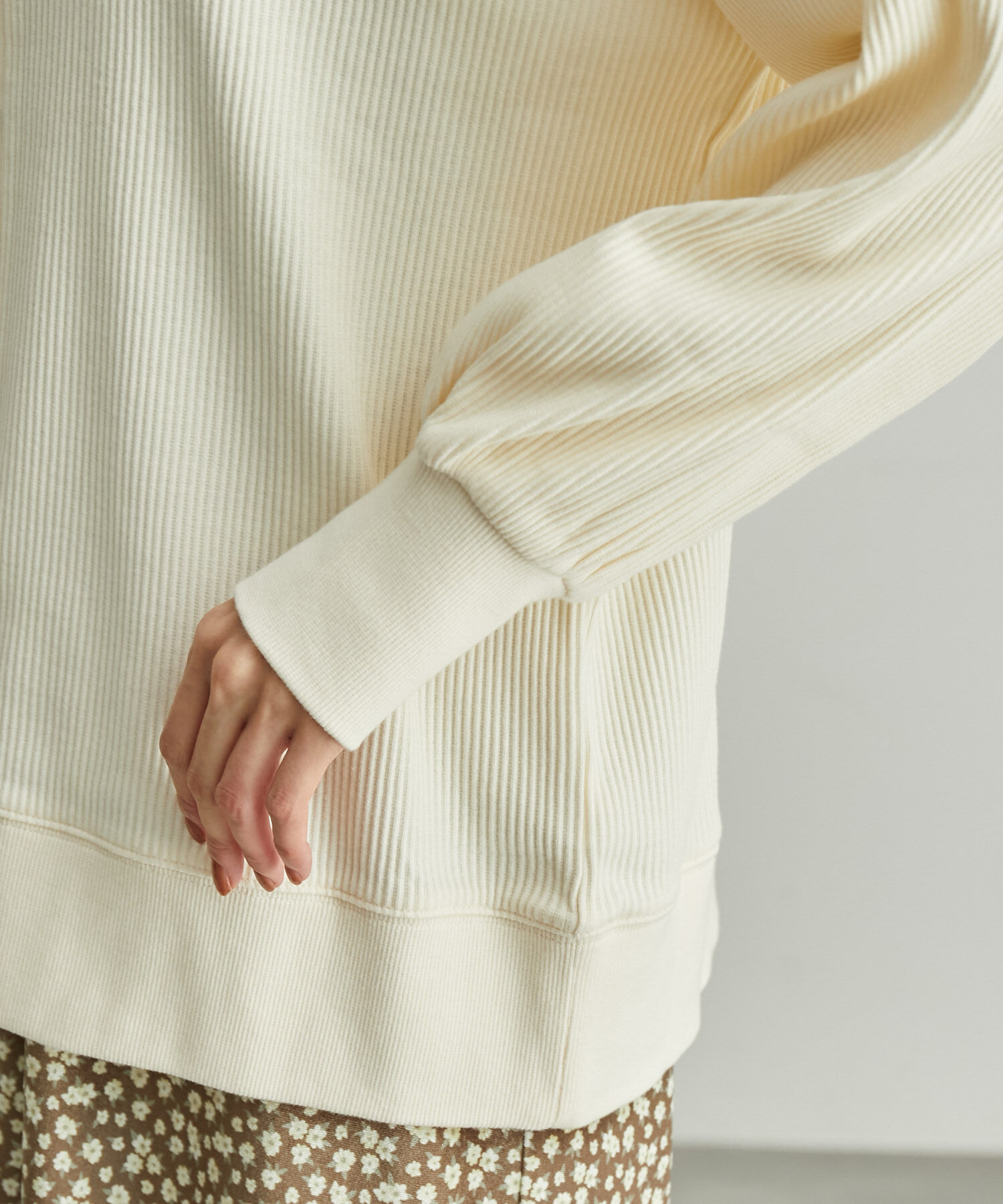 Rope&rsquo;Picnic「【WEB限定】テレコ袖ボリュームカーディガン」|カーディガン|