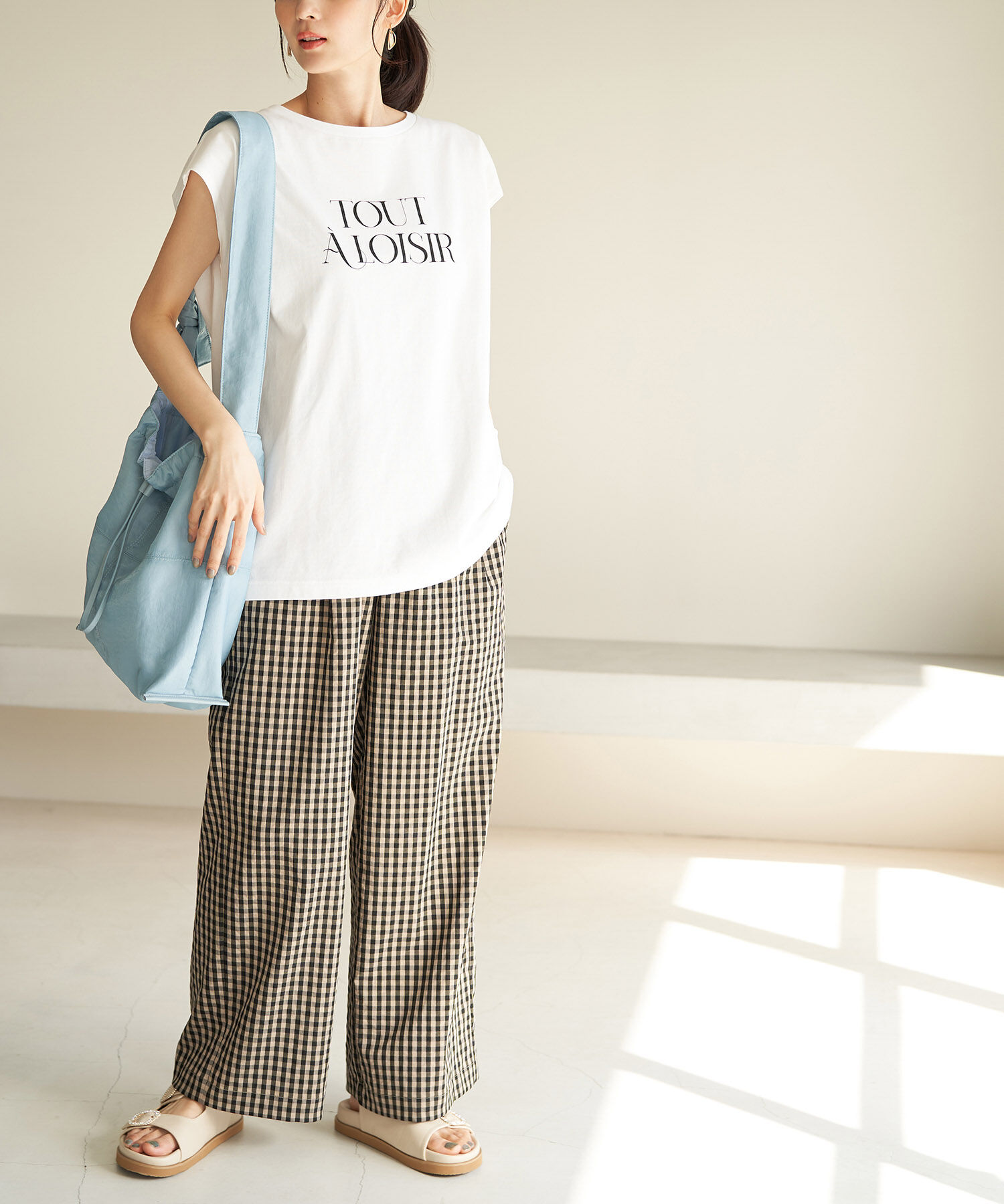 ROPE PICNIC PASSAGE「【CONTROL FREAK/コントロールフリーク別注】 オーガンジーナイロンショルダーバッグ」|ショルダー・メッセンジャー|