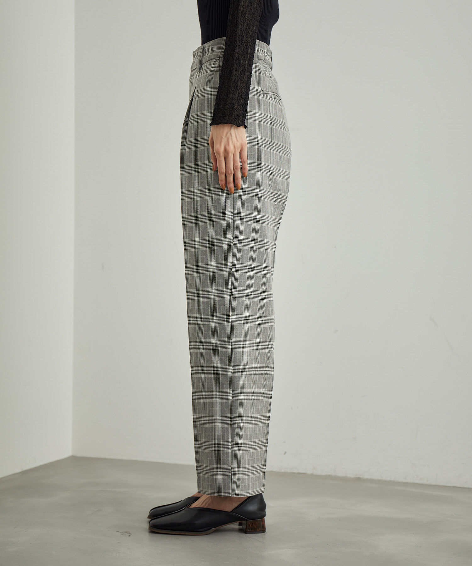 Rope&rsquo;Picnic「ウールライクサキソニーセミタックワイドパンツ」|その他|