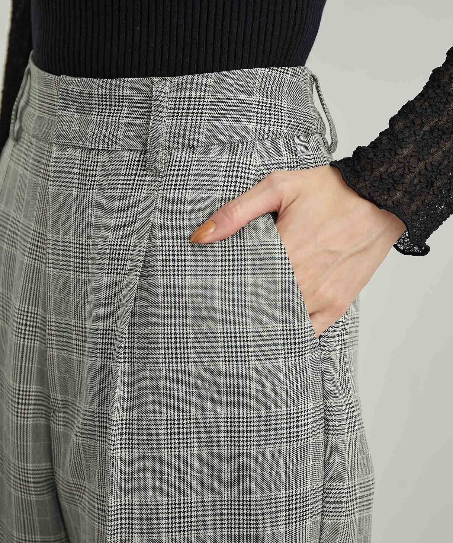 Rope&rsquo;Picnic「ウールライクサキソニーセミタックワイドパンツ」|その他|