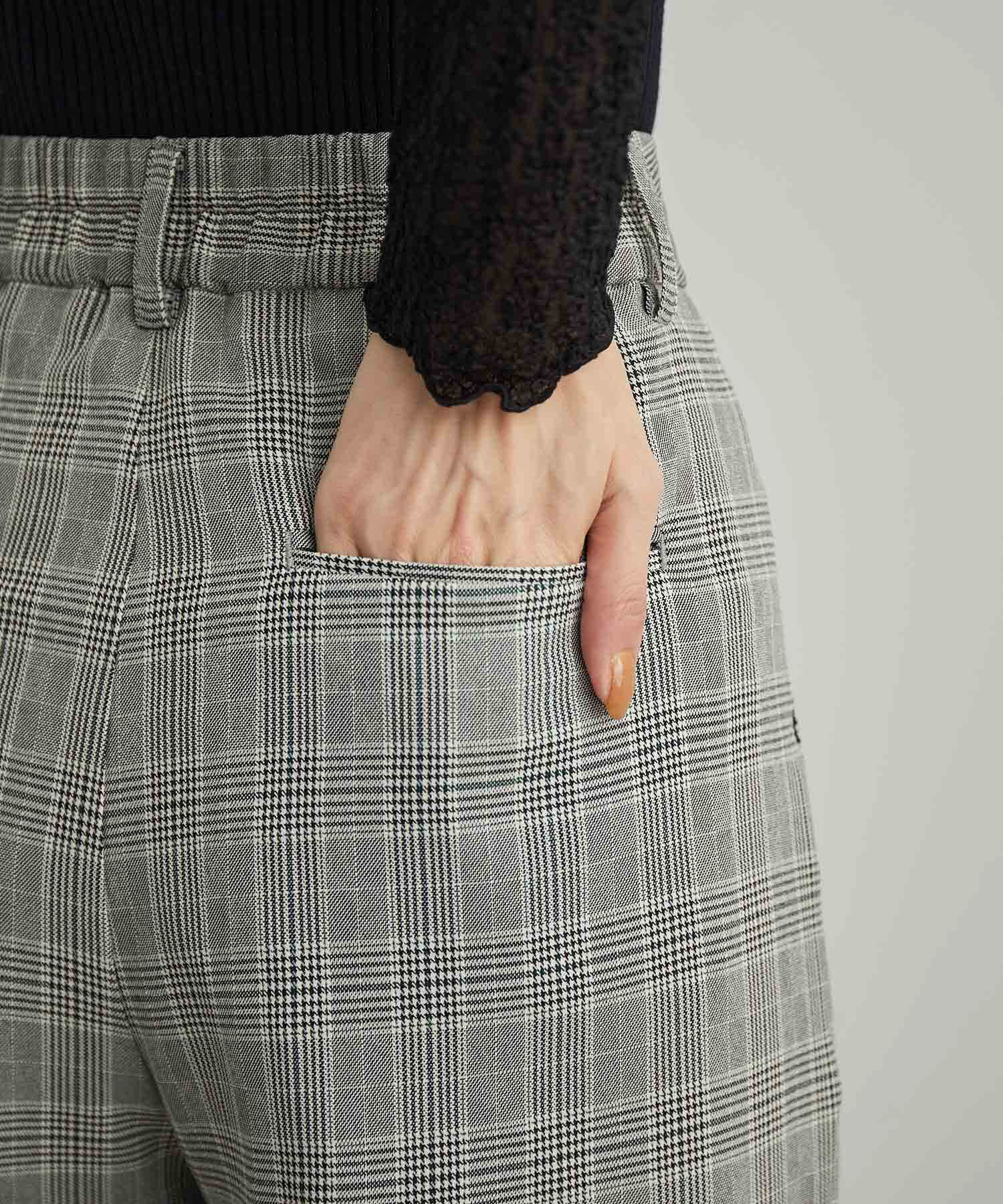 Rope&rsquo;Picnic「ウールライクサキソニーセミタックワイドパンツ」|その他|