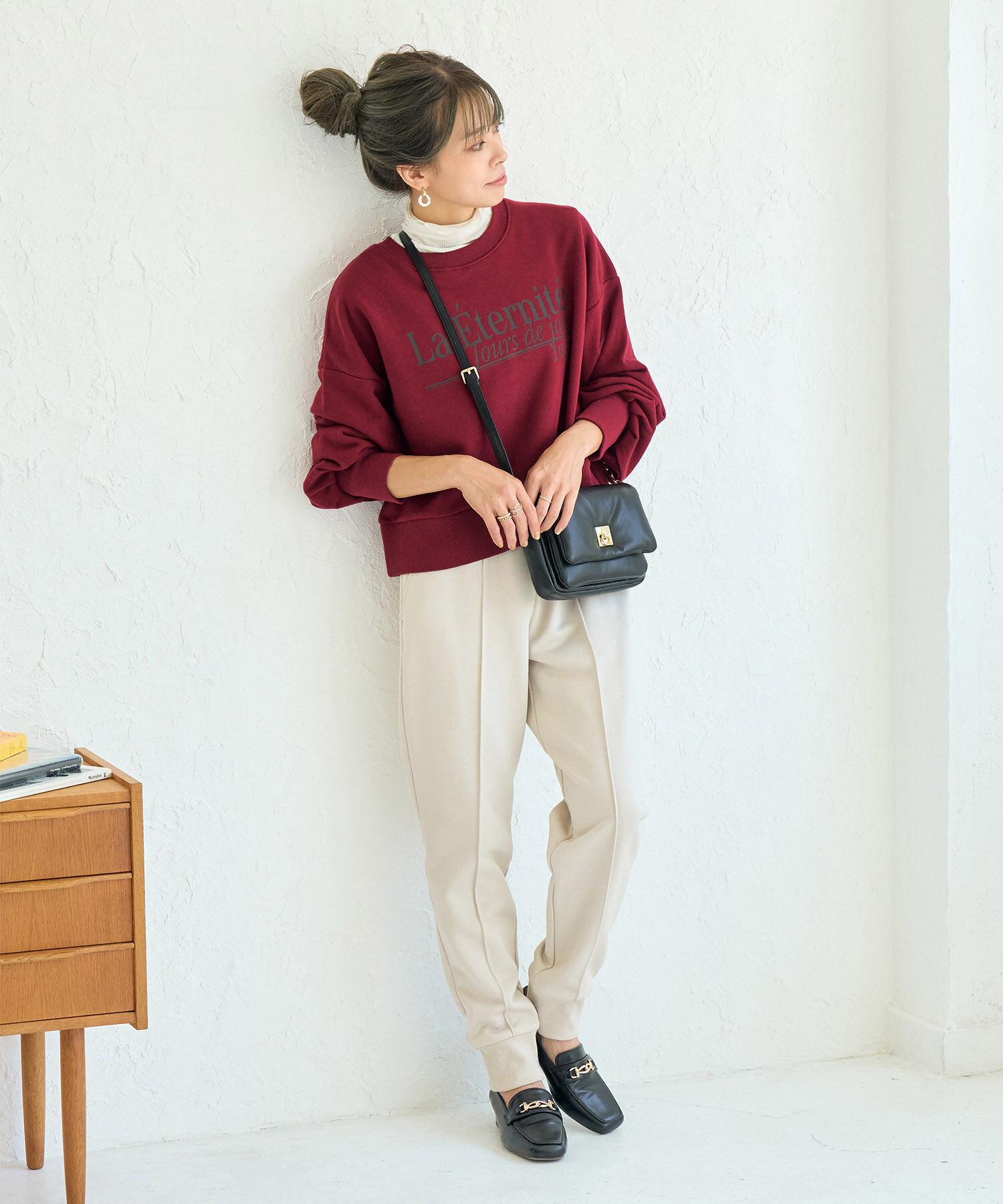 ROPE' PICNIC R「ショート丈ロゴスウェット」|スウェット・ジャージ|