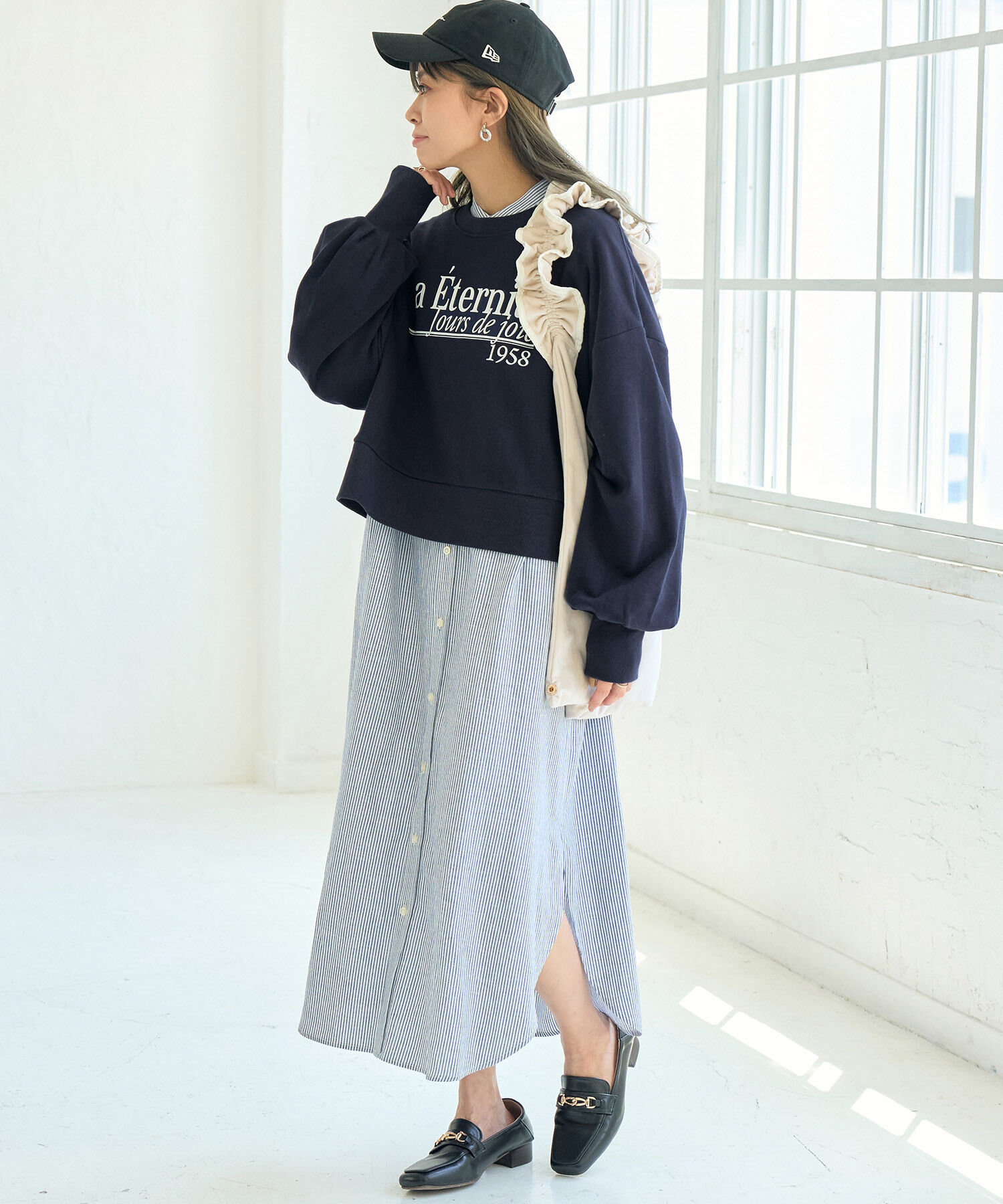 ROPE' PICNIC R「ショート丈ロゴスウェット」|スウェット・ジャージ|