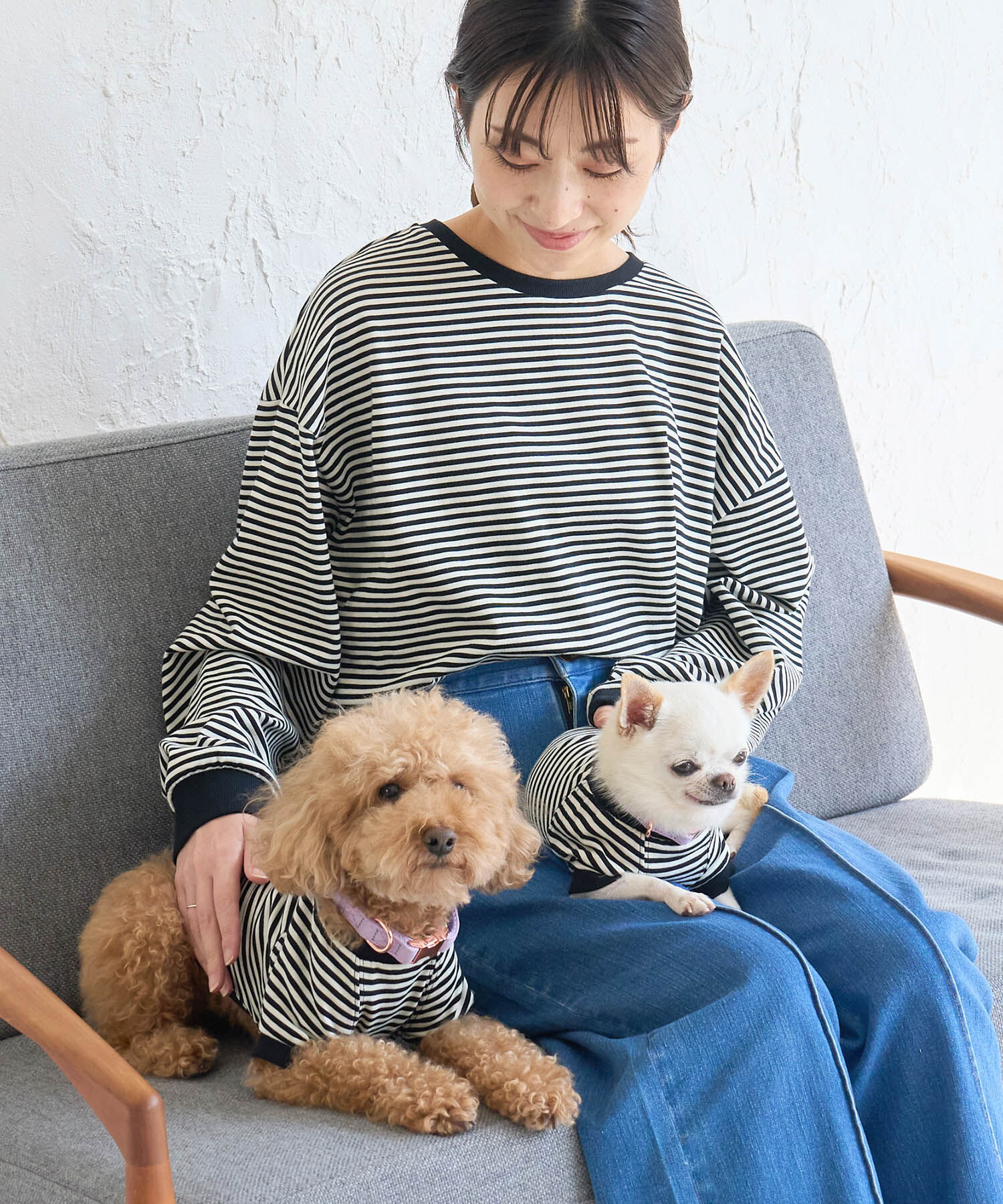 ROPE' PICNIC R「BIGボーダーカットトップス/リンクコーデ 」|Tシャツ・カットソー|