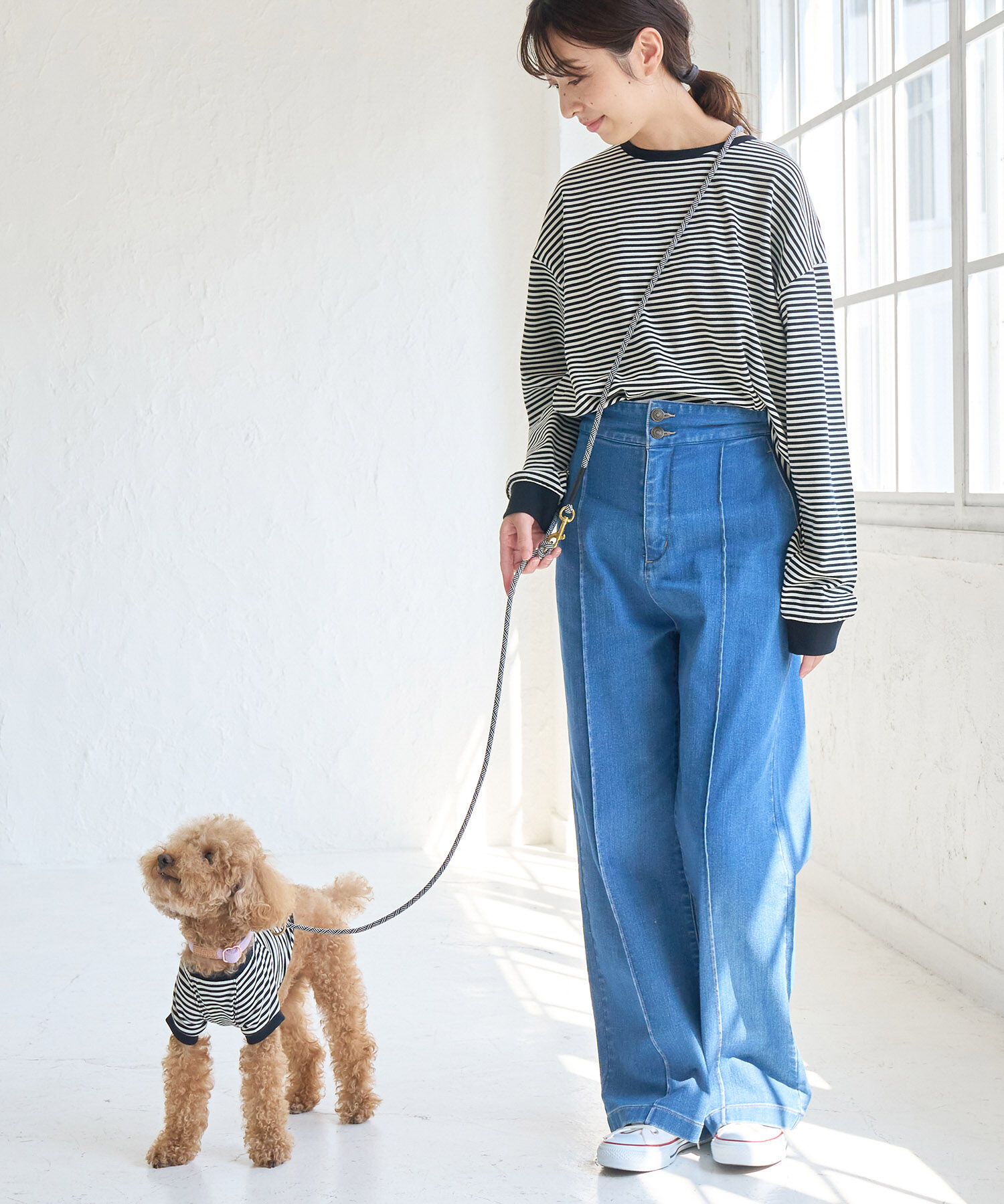 ROPE' PICNIC R「BIGボーダーカットトップス/リンクコーデ 」|Tシャツ・カットソー|