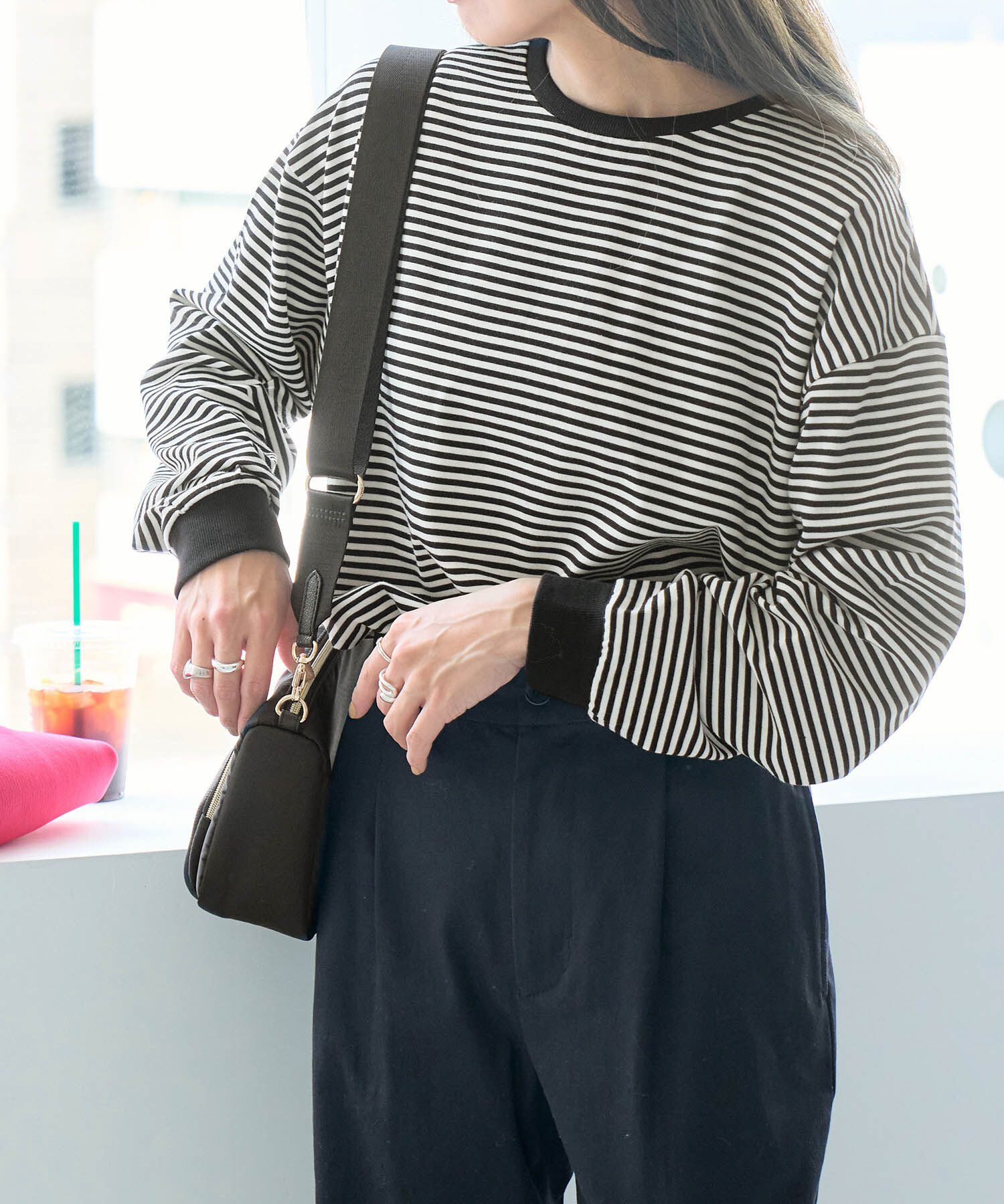 ROPE' PICNIC R「BIGボーダーカットトップス/リンクコーデ 」|Tシャツ・カットソー|