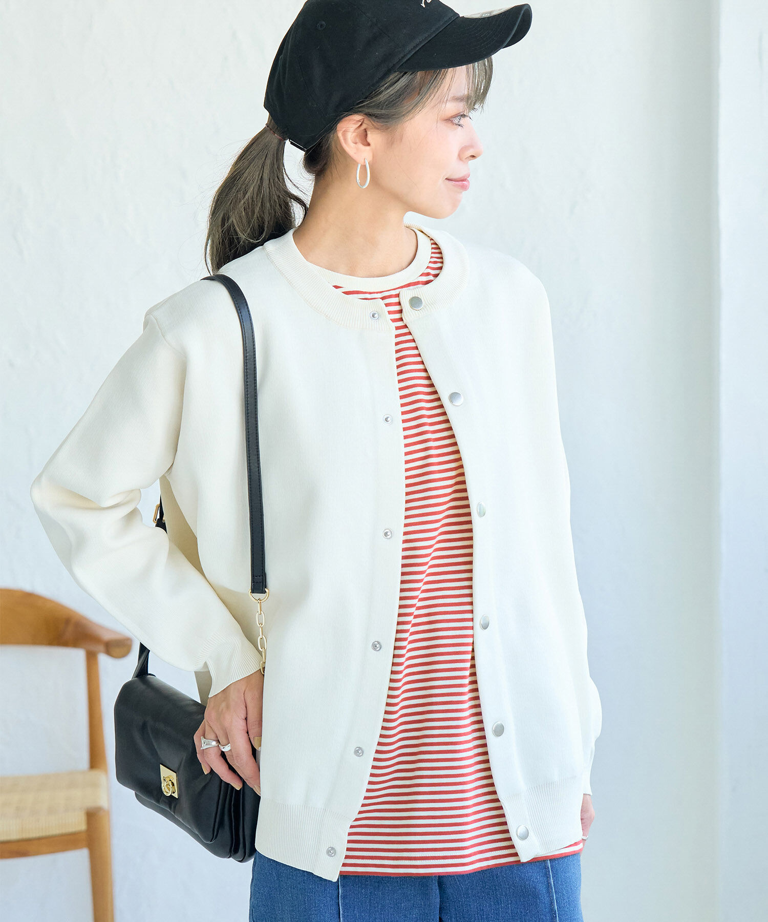 ROPE' PICNIC R「BIGボーダーカットトップス/リンクコーデ 」|Tシャツ・カットソー|