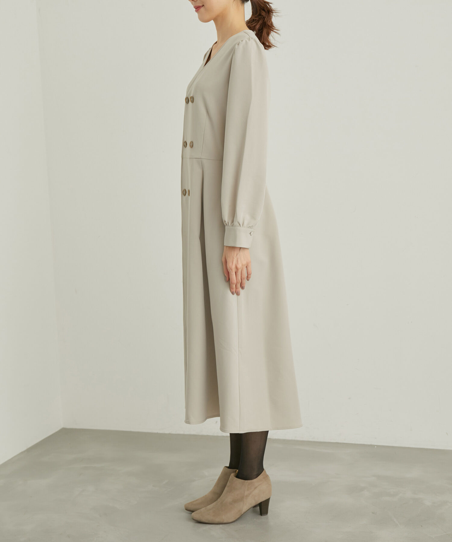 Rope&rsquo;Picnic「トレンチ風ワンピース」|ワンピース|