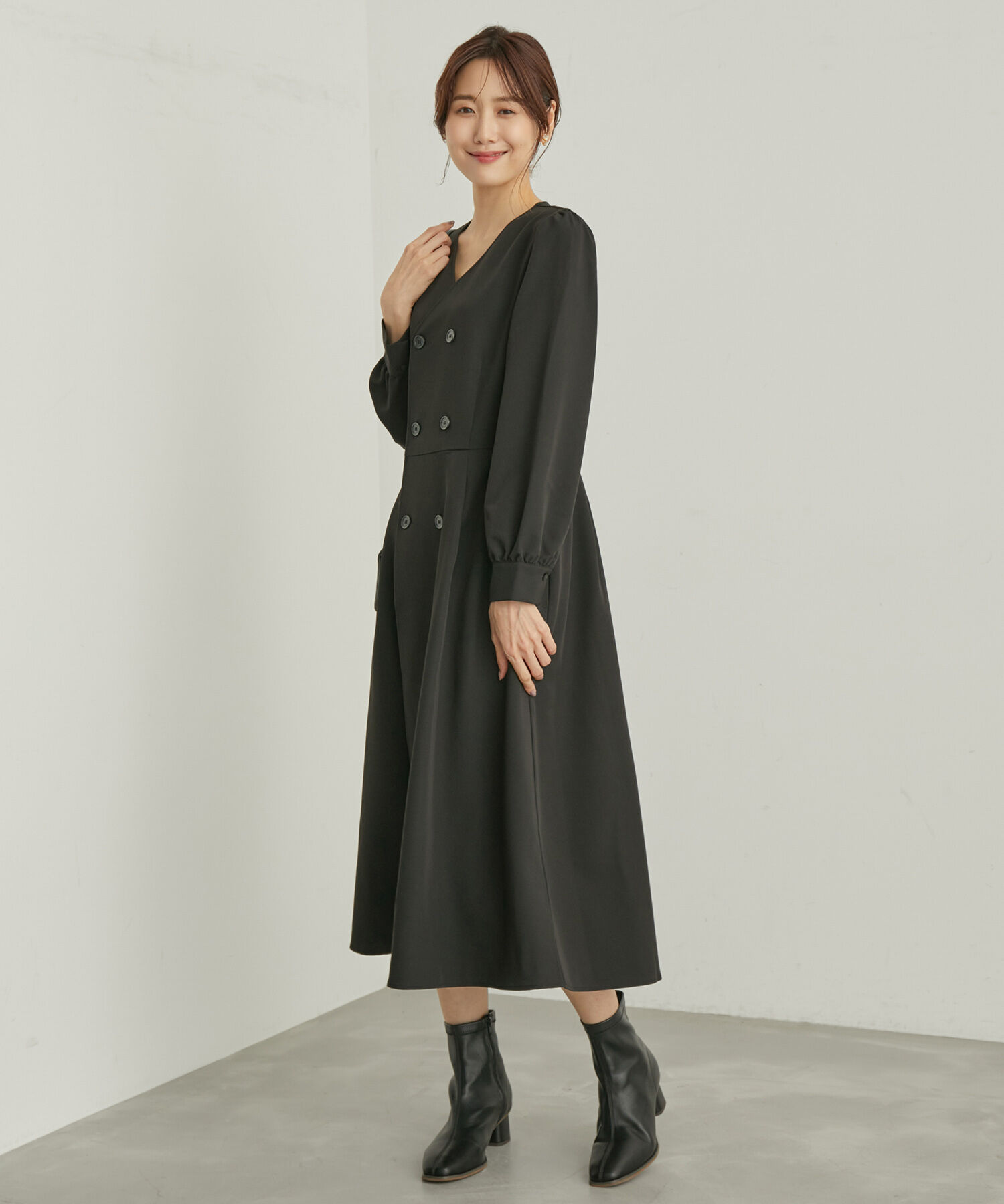 Rope&rsquo;Picnic「トレンチ風ワンピース」|ワンピース|