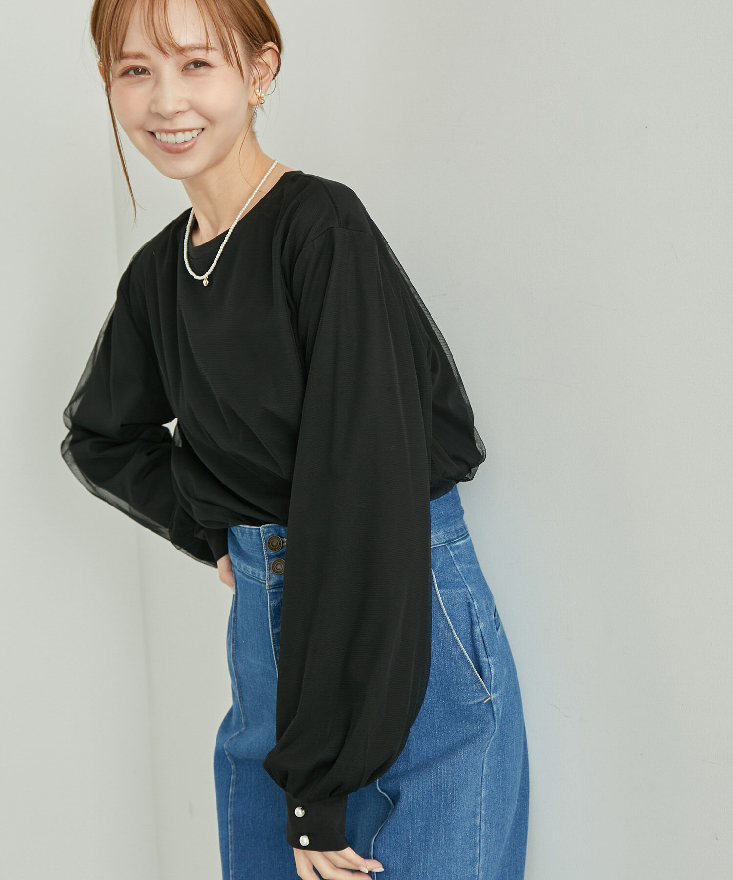 Rope&rsquo;Picnic「【WEB限定】チュールレイヤードトップス」|Tシャツ・カットソー|