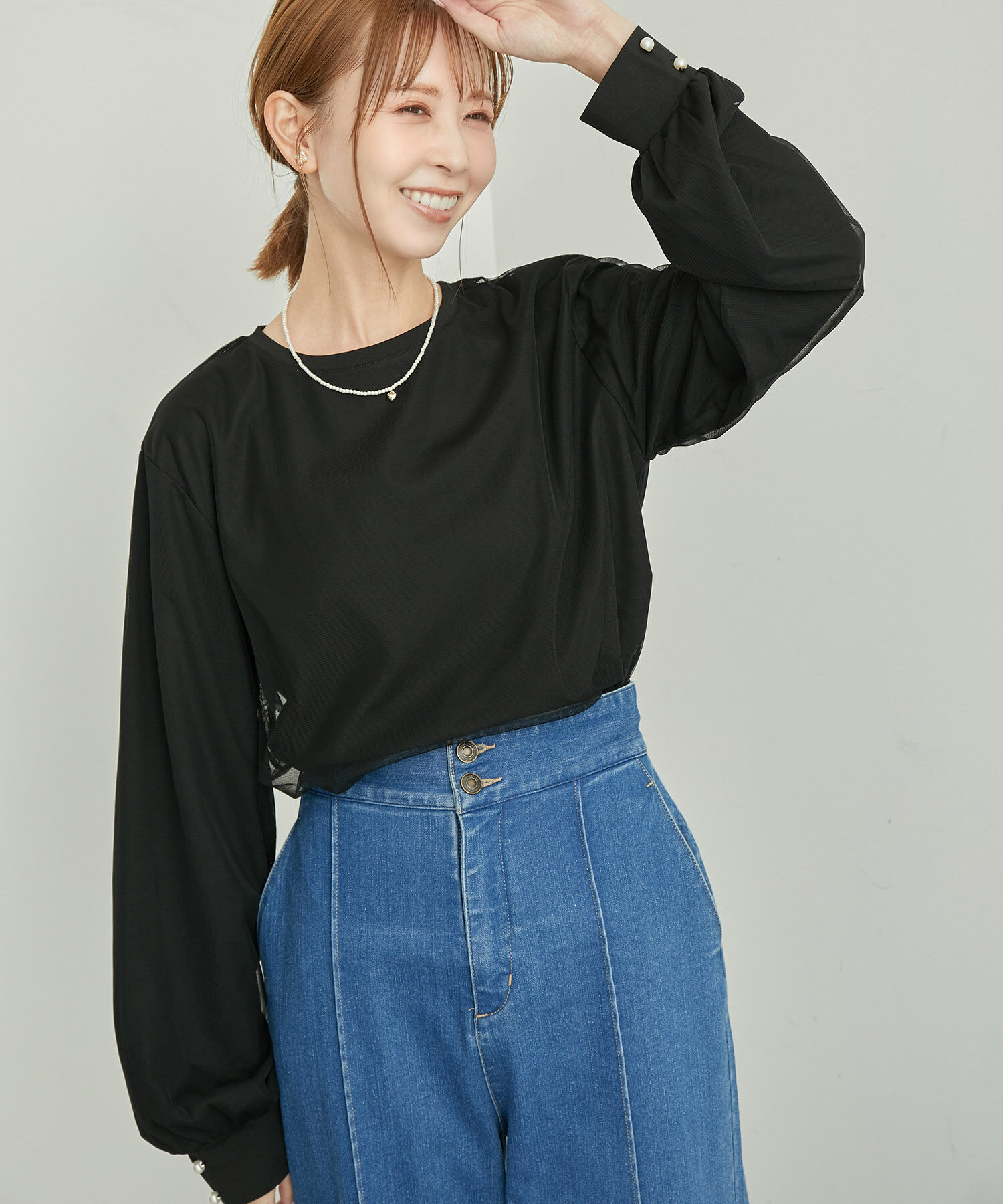 Rope&rsquo;Picnic「【WEB限定】チュールレイヤードトップス」|Tシャツ・カットソー|