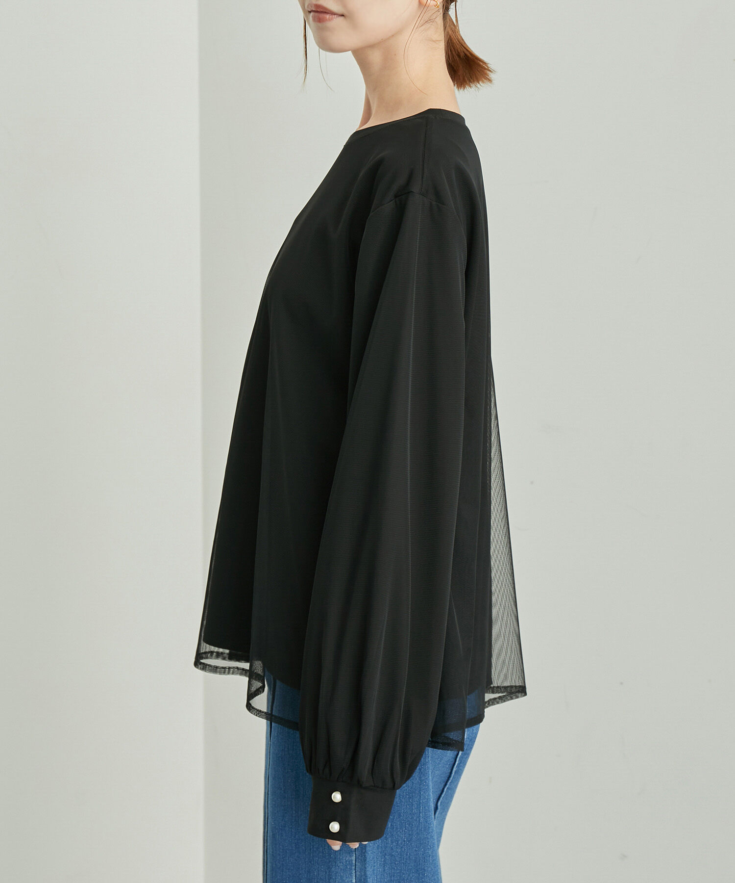 Rope&rsquo;Picnic「【WEB限定】チュールレイヤードトップス」|Tシャツ・カットソー|