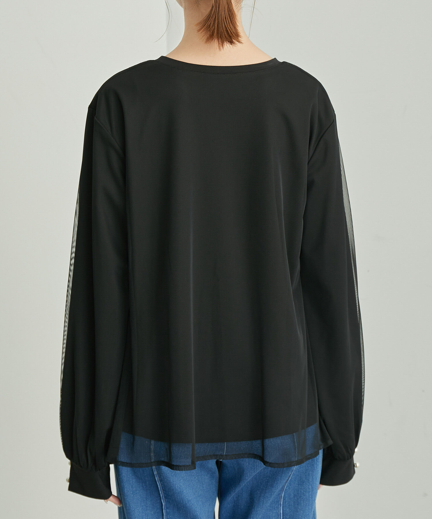 Rope&rsquo;Picnic「【WEB限定】チュールレイヤードトップス」|Tシャツ・カットソー|