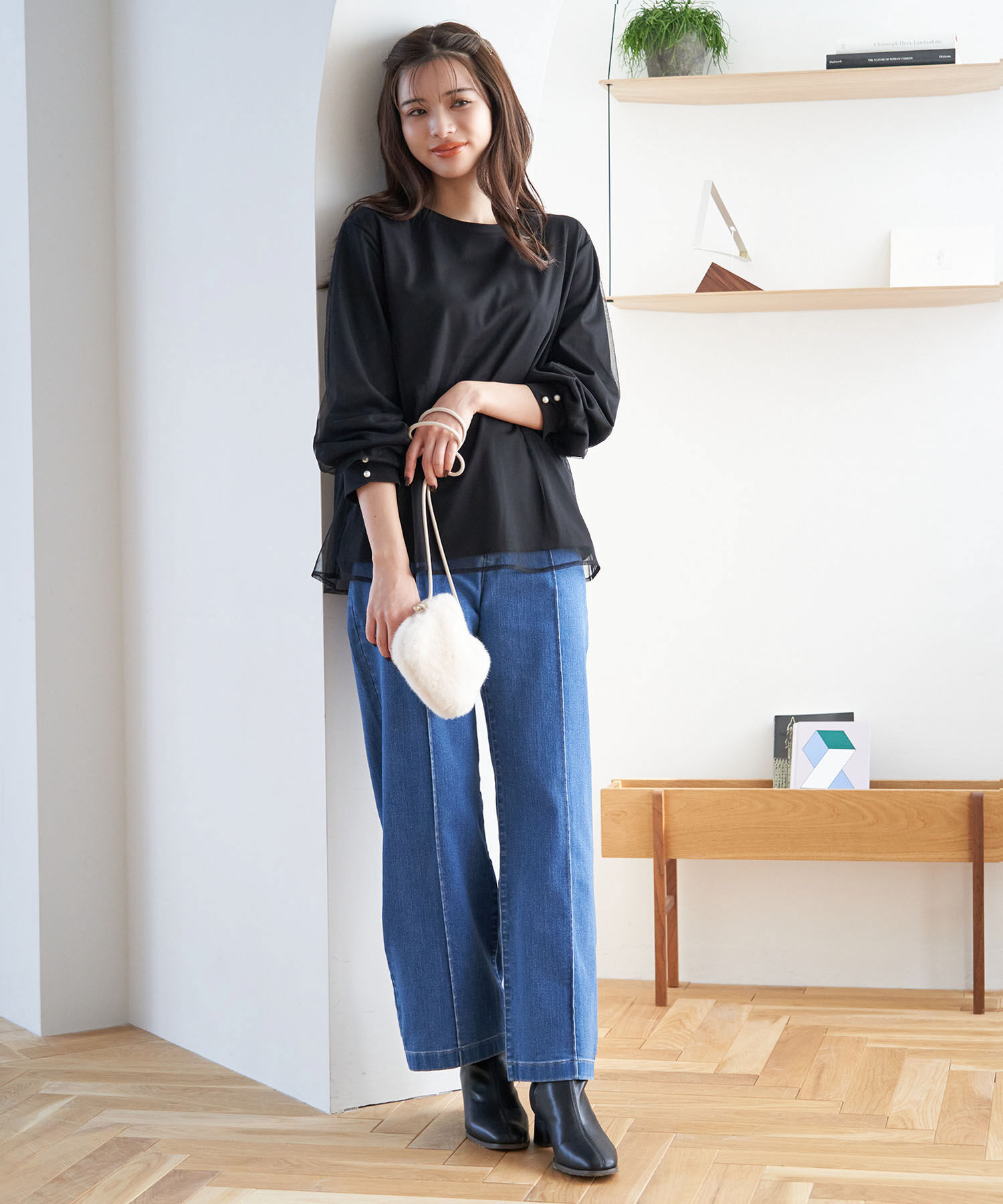 Rope&rsquo;Picnic「【WEB限定】チュールレイヤードトップス」|Tシャツ・カットソー|