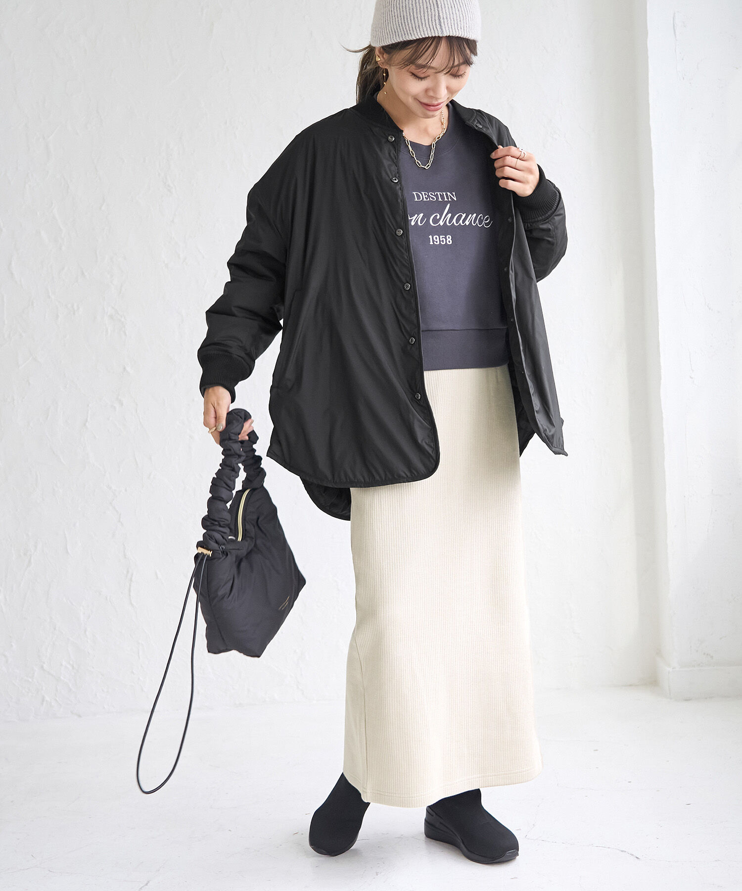 ROPE' PICNIC R「撥水加工・リバーシブル対応/キルティングブルゾン」|ブルゾン・スタジャン|