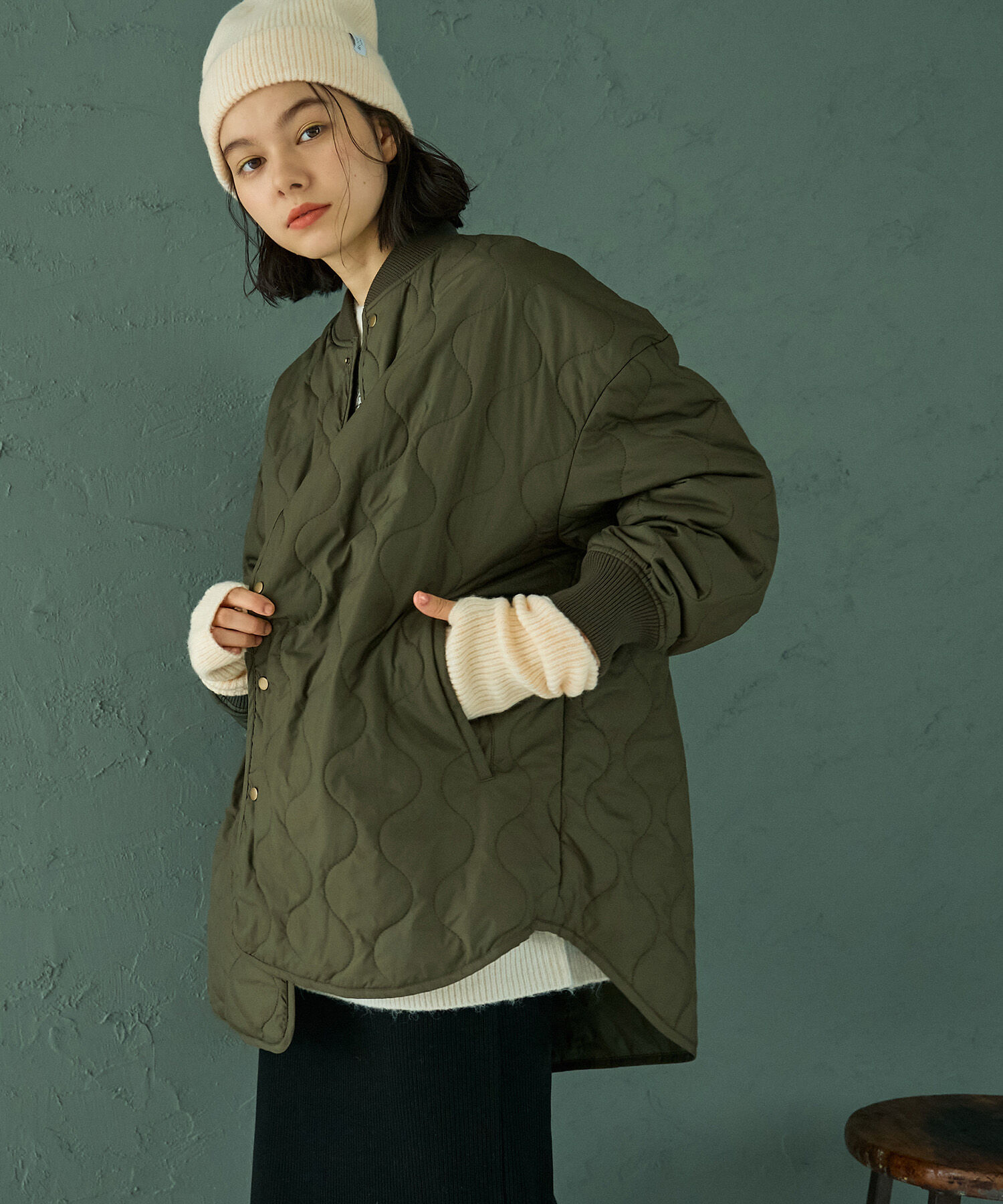 ROPE' PICNIC R「撥水加工・リバーシブル対応/キルティングブルゾン」|ブルゾン・スタジャン|