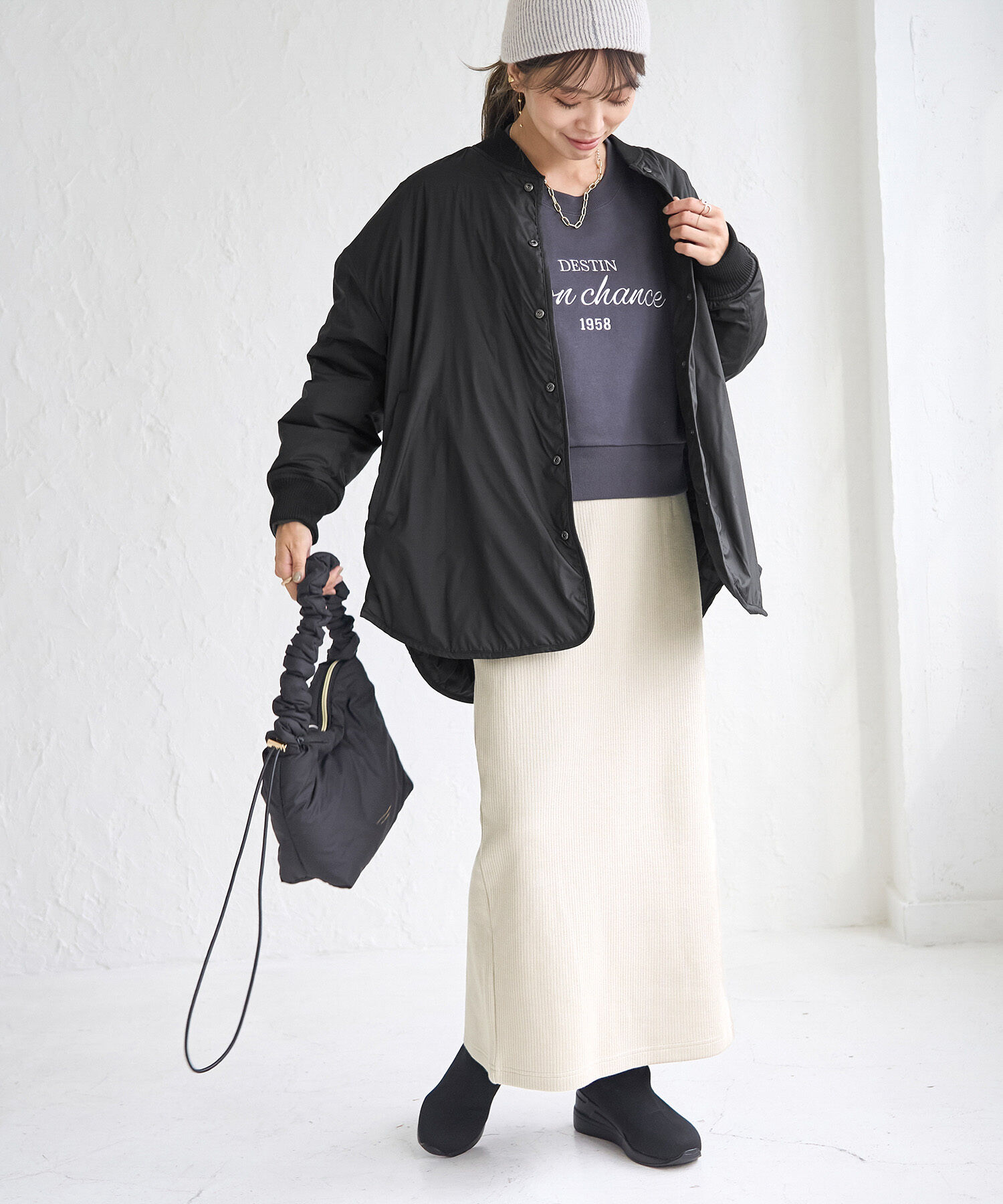 ROPE' PICNIC R「撥水加工・リバーシブル対応/キルティングブルゾン」|ブルゾン・スタジャン|