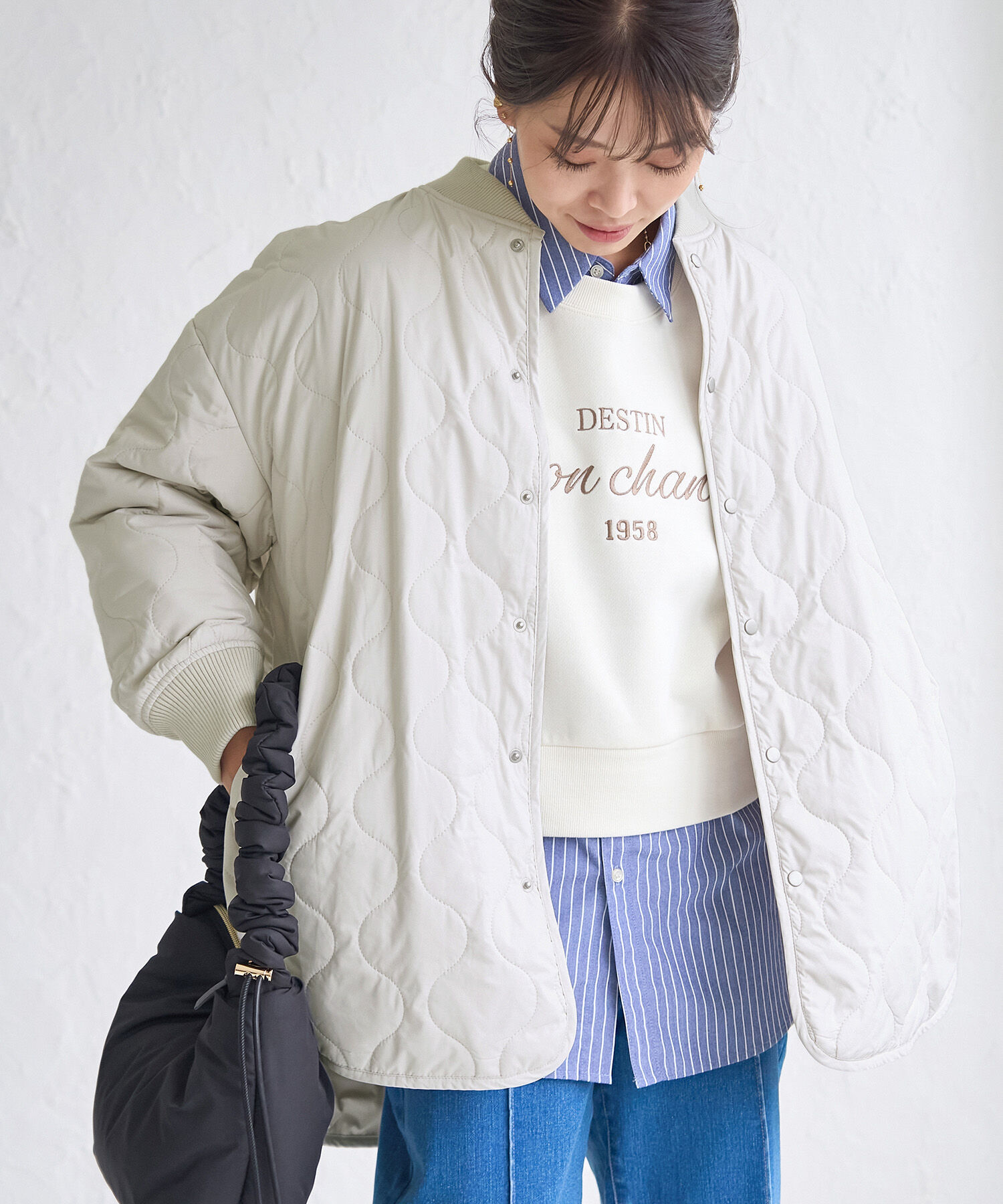 ROPE' PICNIC R「撥水加工・リバーシブル対応/キルティングブルゾン」|ブルゾン・スタジャン|