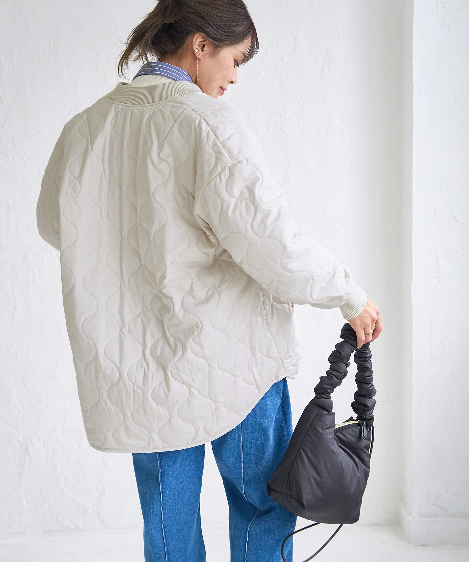 ROPE' PICNIC R「撥水加工・リバーシブル対応/キルティングブルゾン」|ブルゾン・スタジャン|