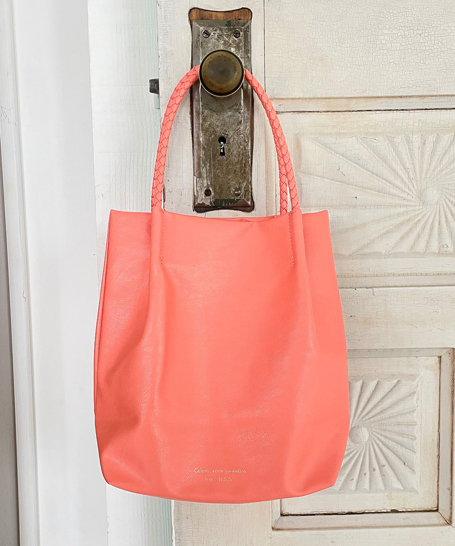 ROPE PICNIC PASSAGE「【新色追加】洗えるメッシュハンドルミドルトートバッグ」|トートバッグ|ローズピンク(64)